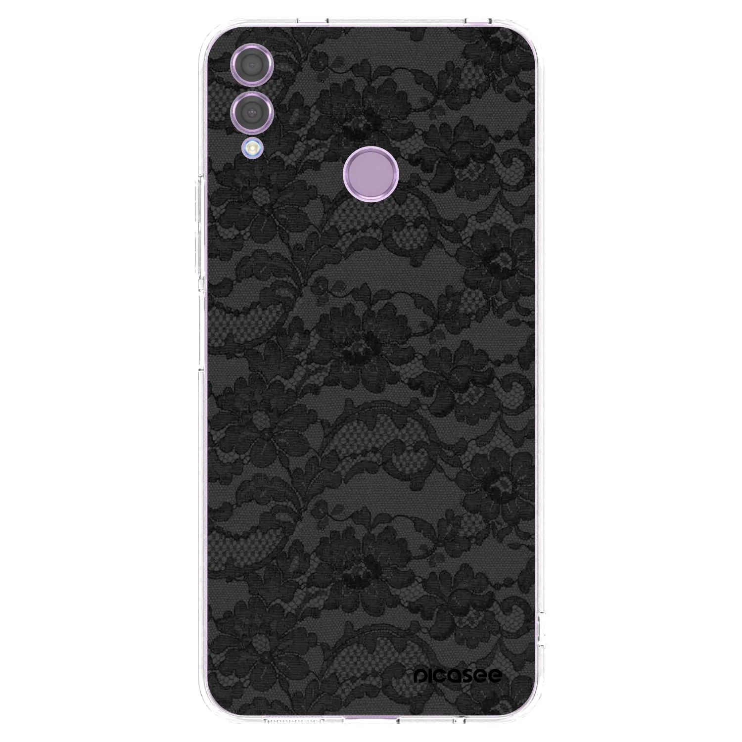 Picasee silikonska prozirna maskica za Honor 8X - Dark Elegance