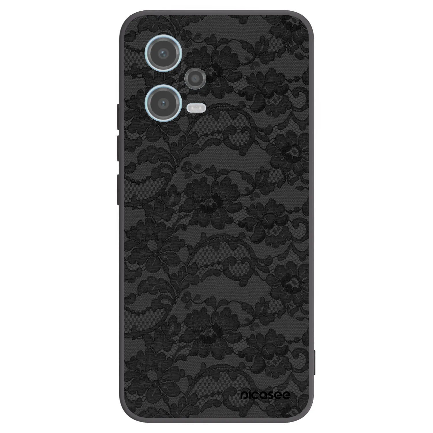 Picasee crna silikonska maskica za Xiaomi Redmi Note 12 5G - Dark Elegance