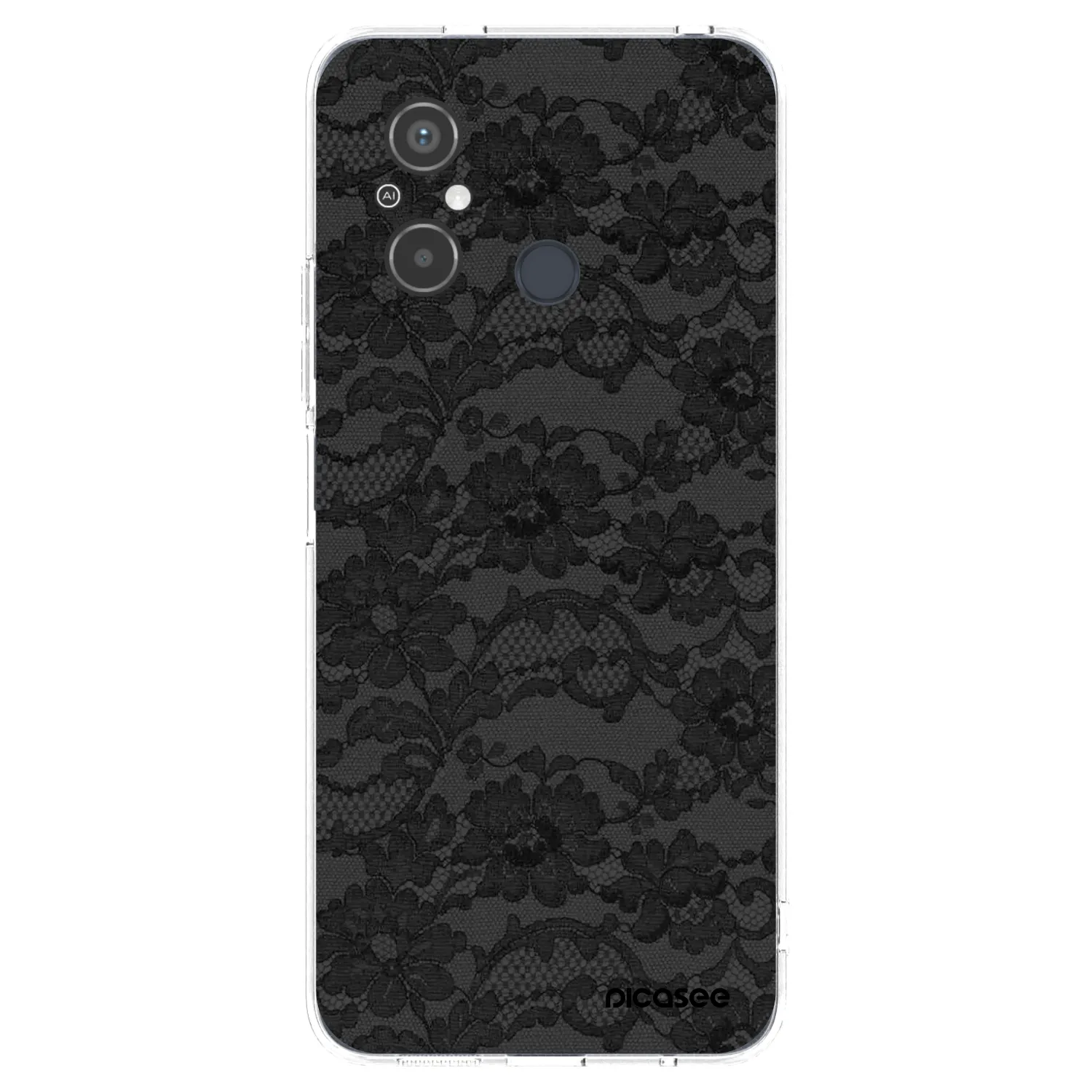 Picasee silikonska prozirna maskica za Xiaomi Redmi 12C - Dark Elegance