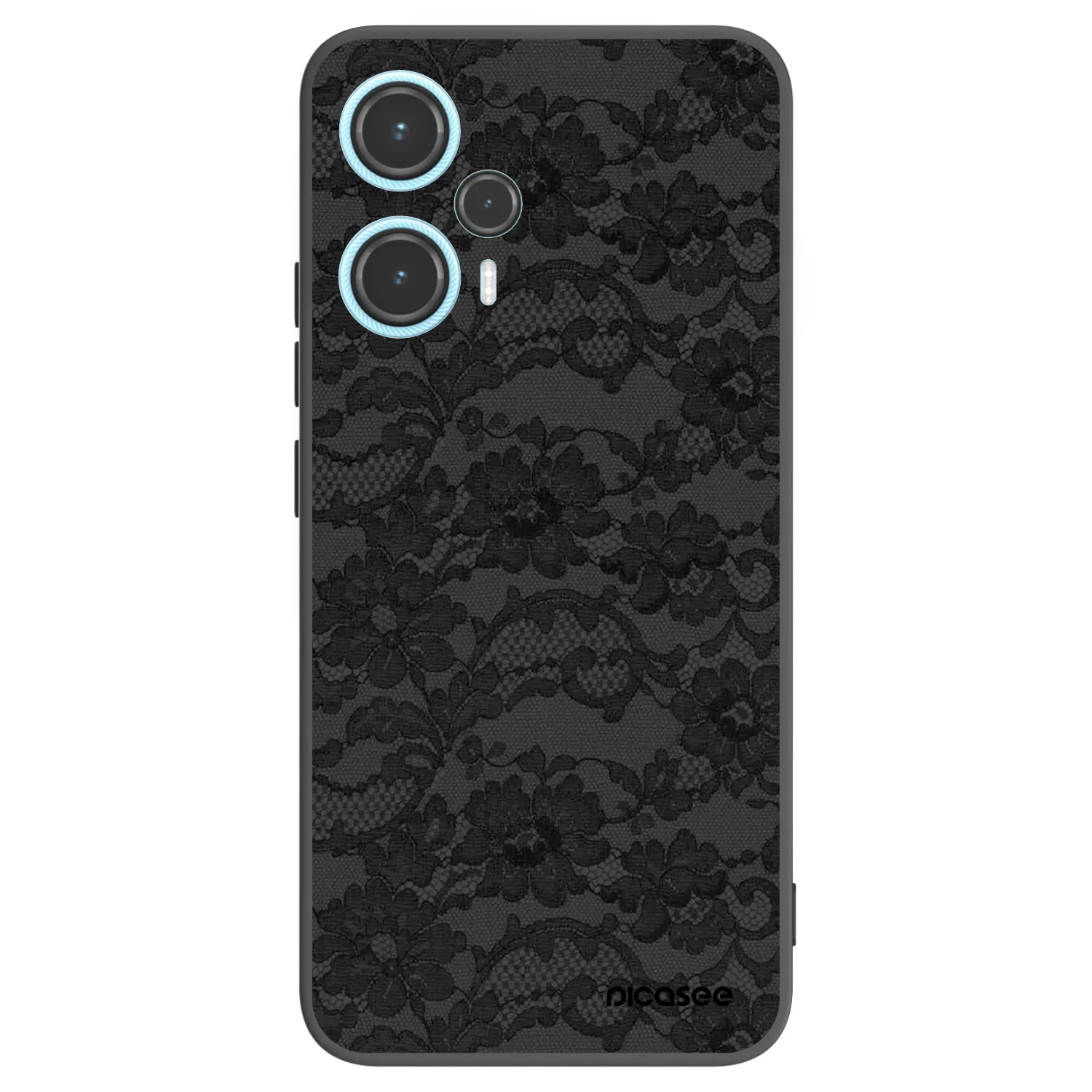 Picasee crna silikonska maskica za Xiaomi Poco F5 - Dark Elegance