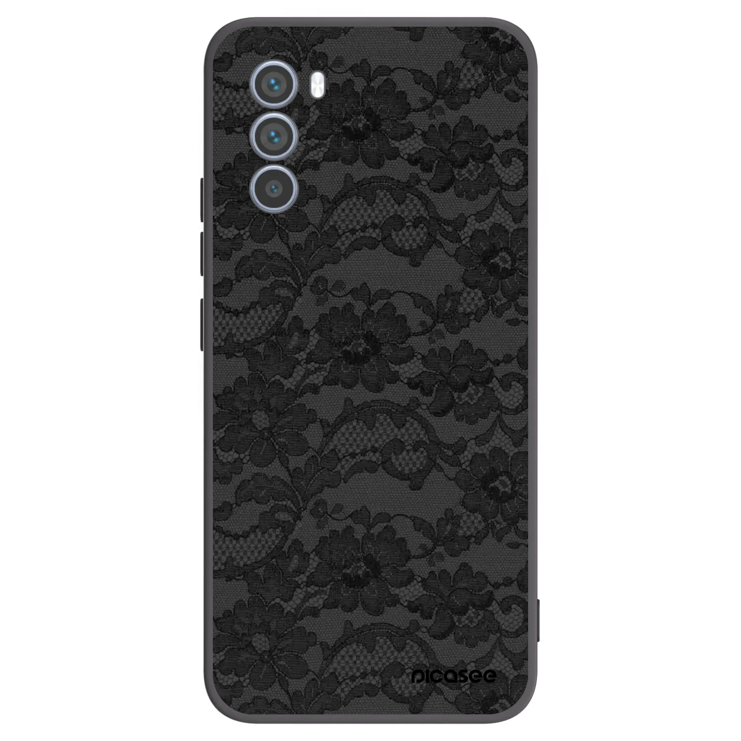Picasee crna silikonska maskica za Motorola Moto G62 - Dark Elegance