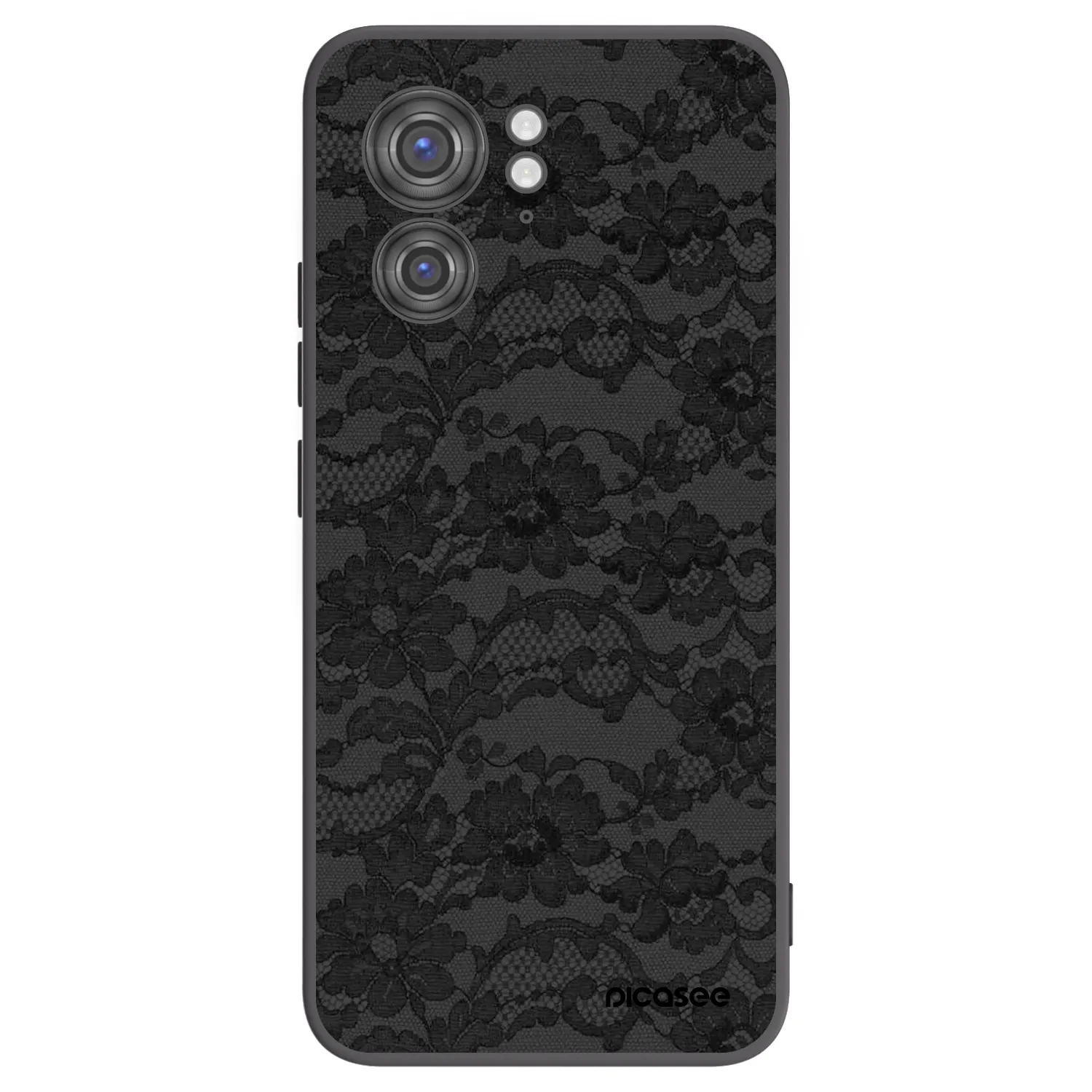 Picasee crna silikonska maskica za Motorola Edge 40 - Dark Elegance