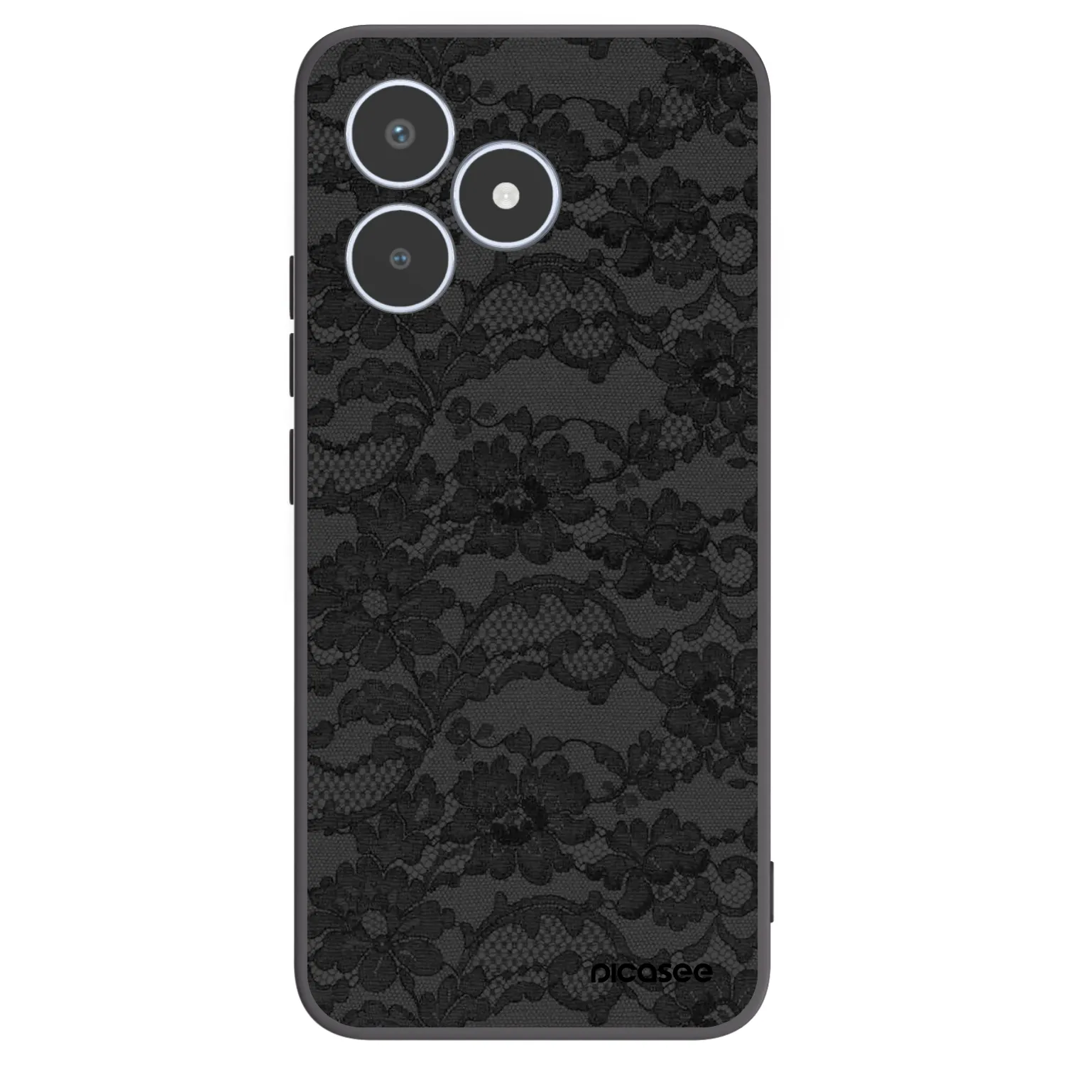 Picasee crna silikonska maskica za Realme C53 - Dark Elegance