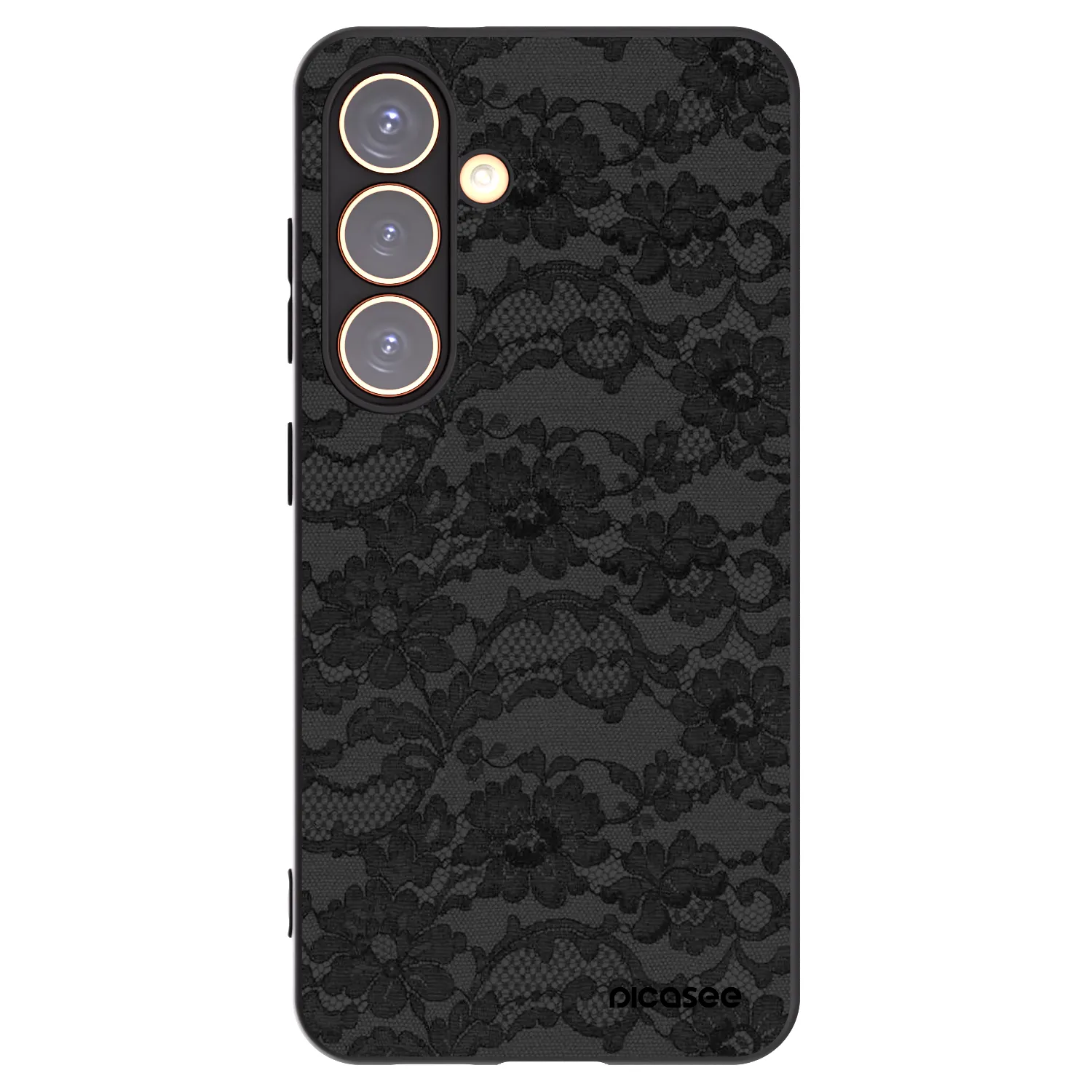 Picasee crna silikonska maskica za Samsung Galaxy S24 S921B 5G - Dark Elegance