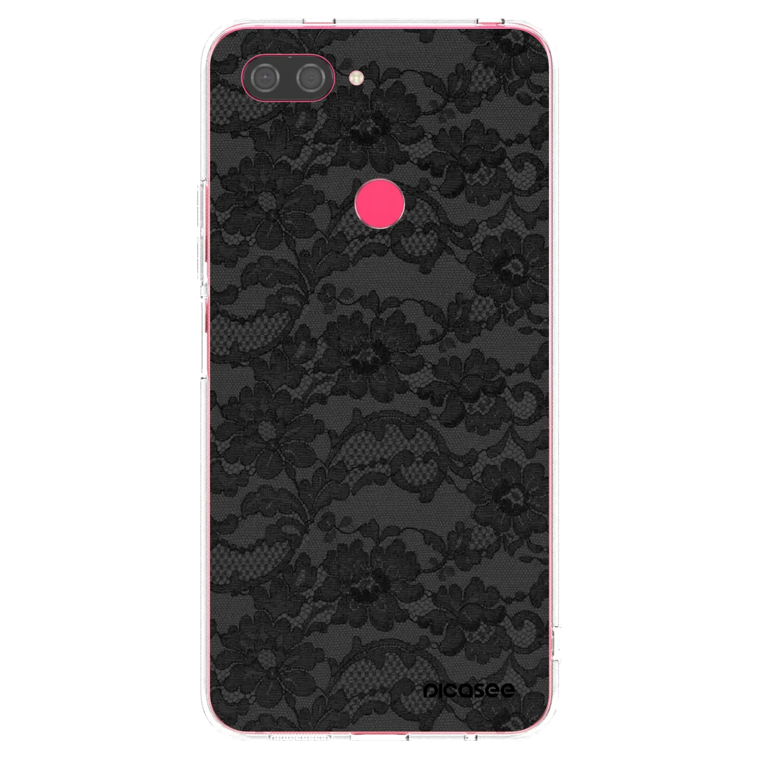Picasee silikonska prozirna maskica za Xiaomi Mi 8 Lite - Dark Elegance