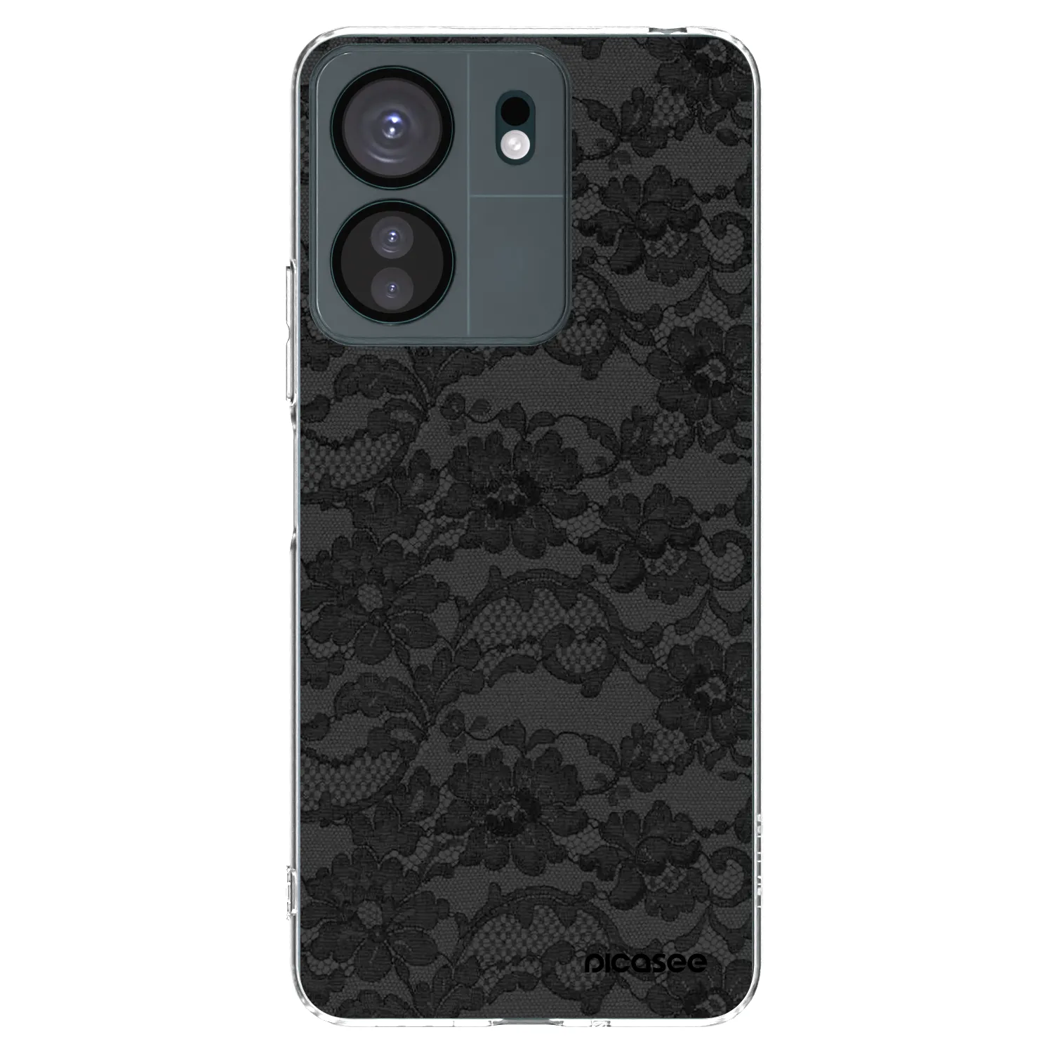Picasee silikonska prozirna maskica za Xiaomi Redmi 13C 4G - Dark Elegance