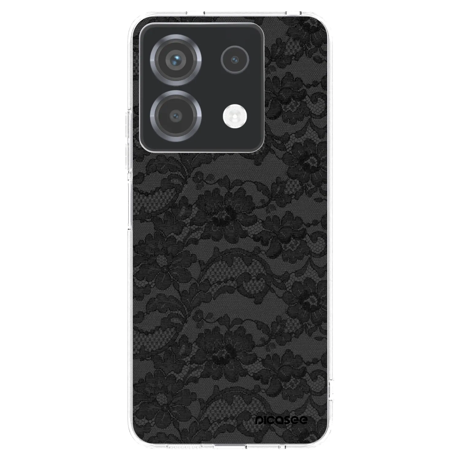 Picasee silikonska prozirna maskica za Xiaomi Poco X6 - Dark Elegance