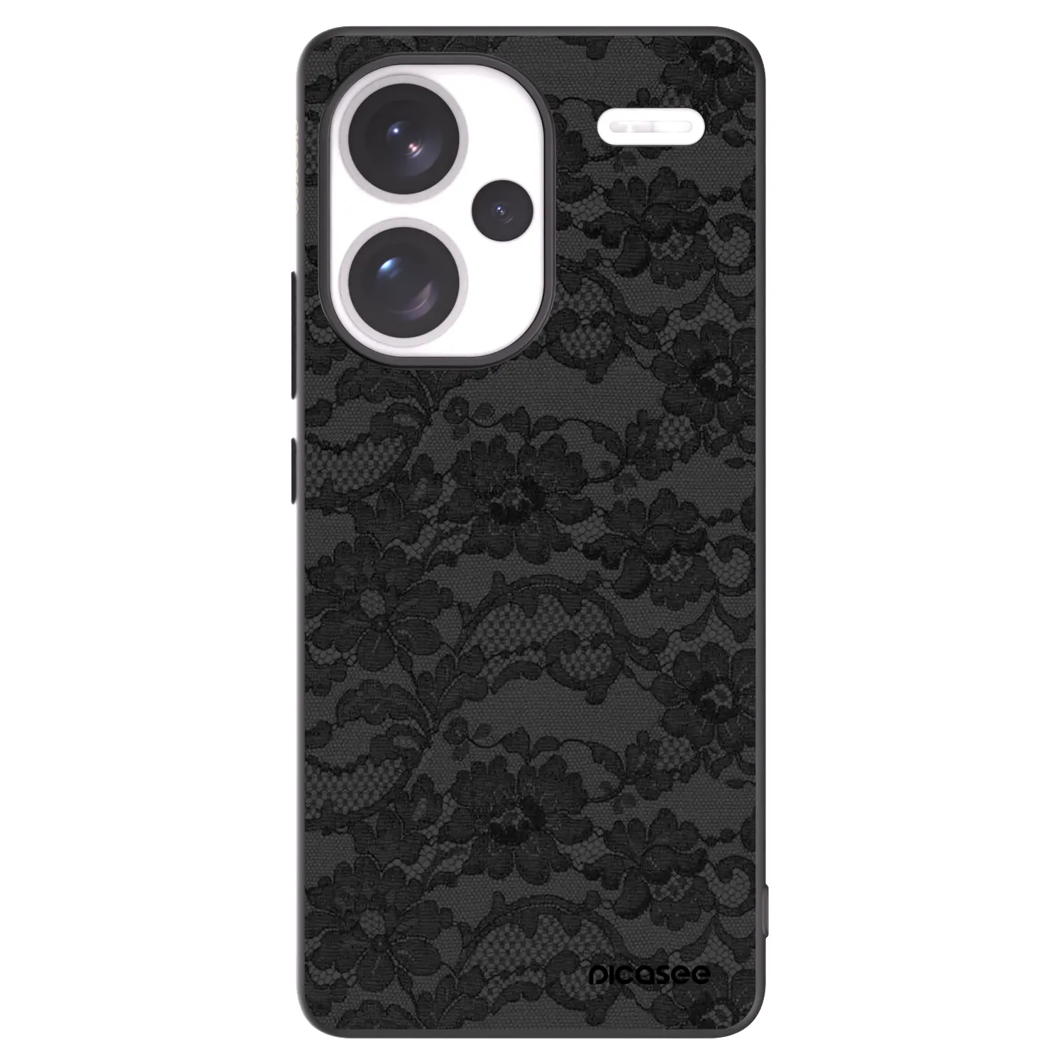 Picasee crna silikonska maskica za Xiaomi Redmi Note 13 Pro+ 5G - Dark Elegance