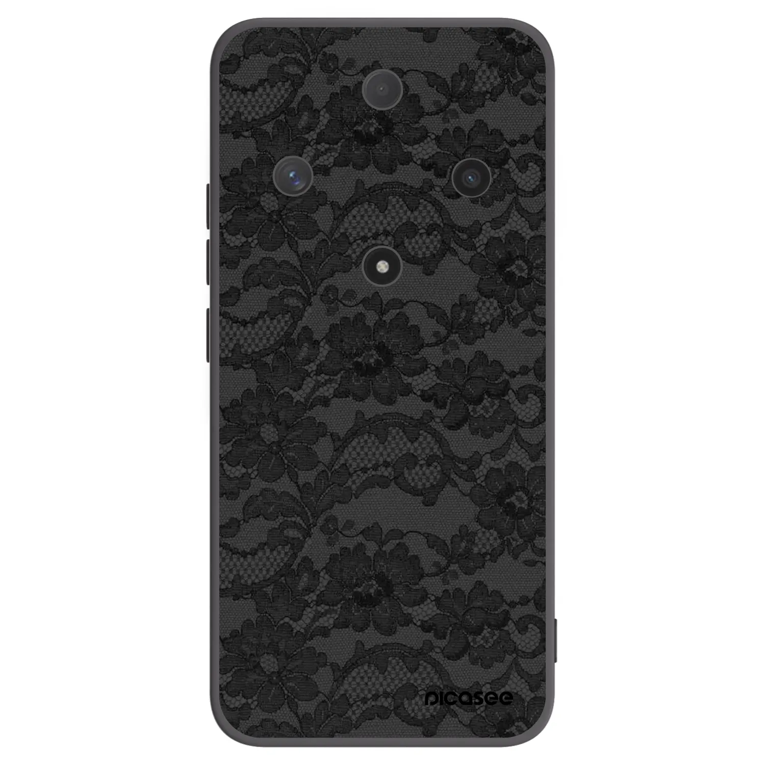 Picasee crna silikonska maskica za Honor Magic6 Lite 5G - Dark Elegance