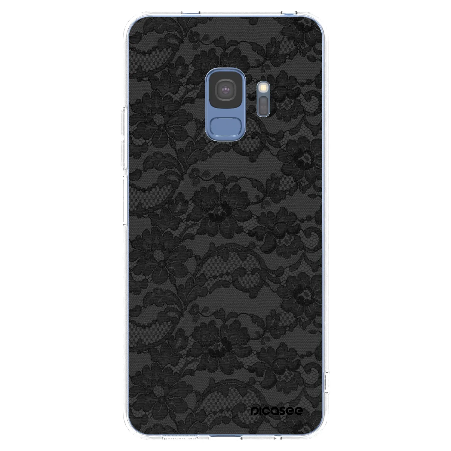Picasee silikonska prozirna maskica za Samsung Galaxy S9 G960F - Dark Elegance
