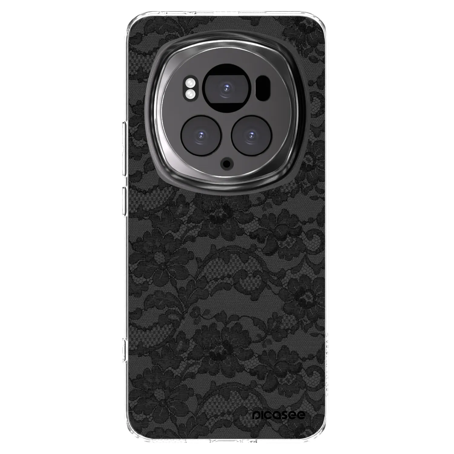 Picasee silikonska prozirna maskica za Honor Magic6 Pro - Dark Elegance