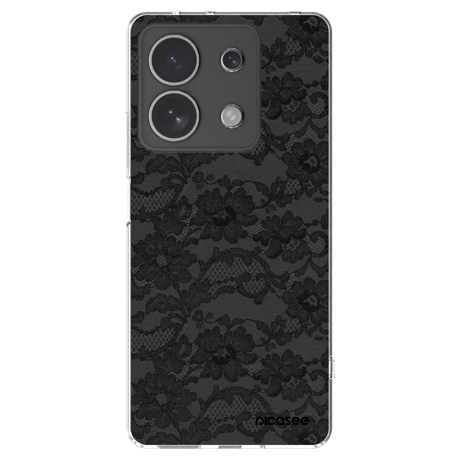 Picasee silikonska prozirna maskica za Xiaomi Redmi Note 13 4G - Dark Elegance