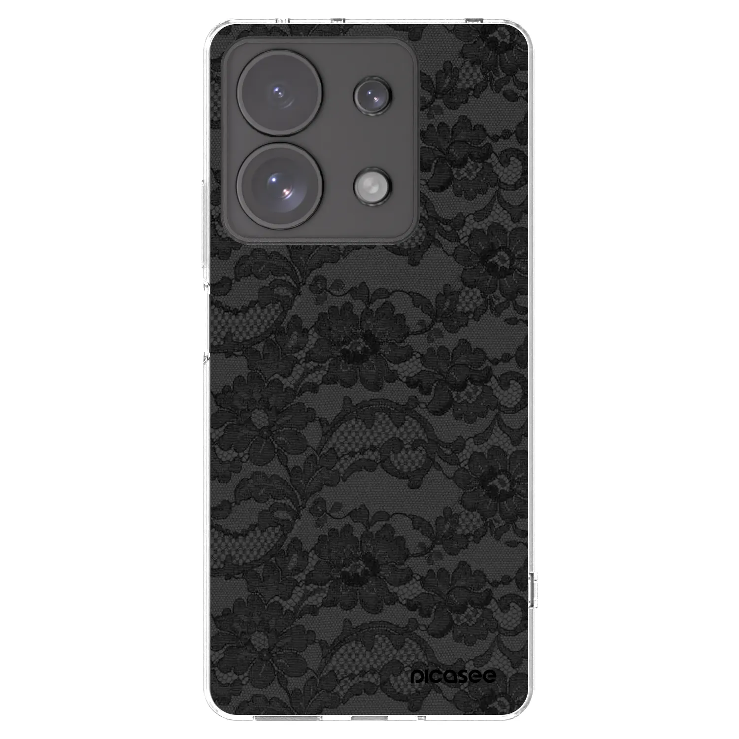 Picasee silikonska prozirna maskica za Xiaomi Redmi Note 13 Pro 4G - Dark Elegance