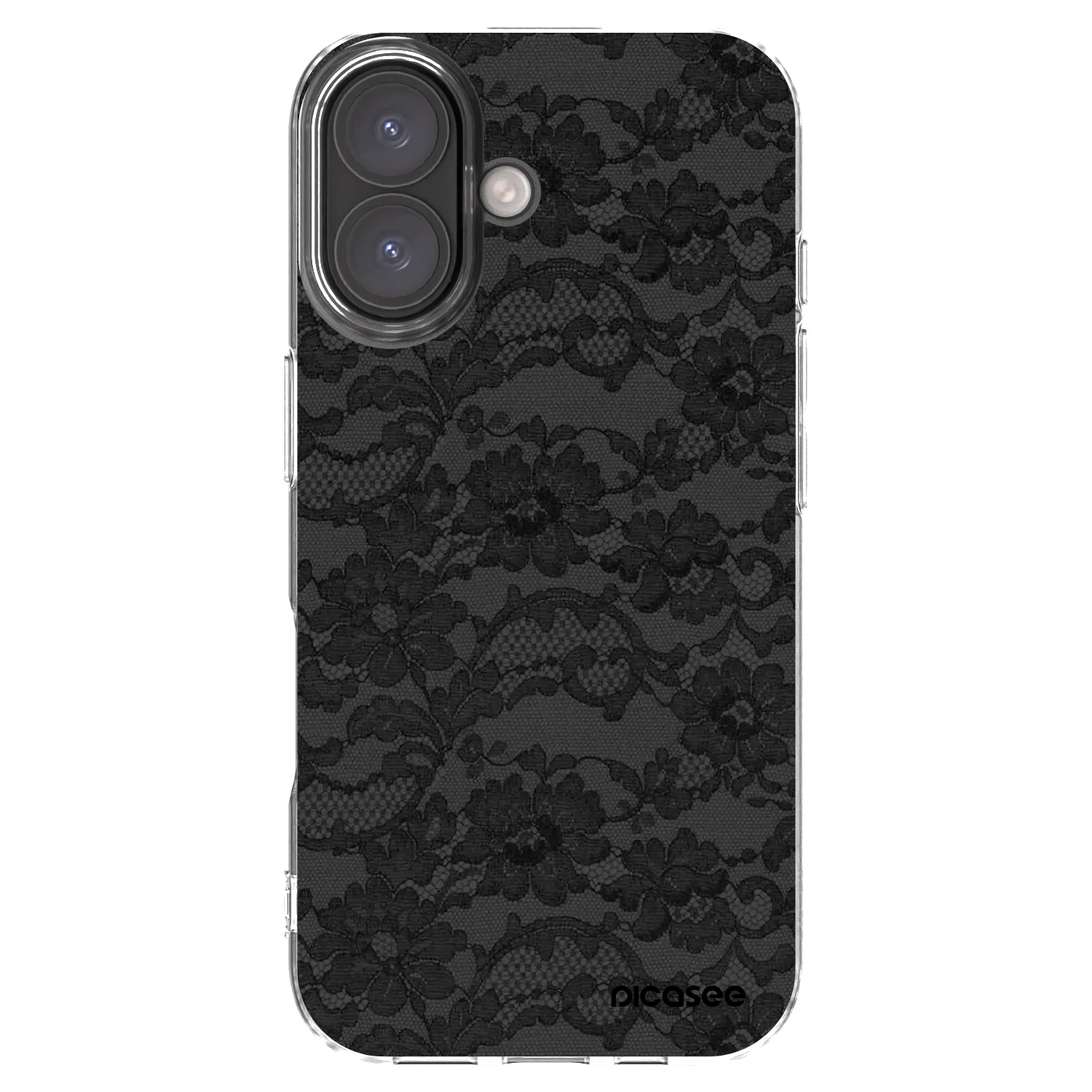 Picasee silikonska prozirna maskica za Apple iPhone 16 - Dark Elegance