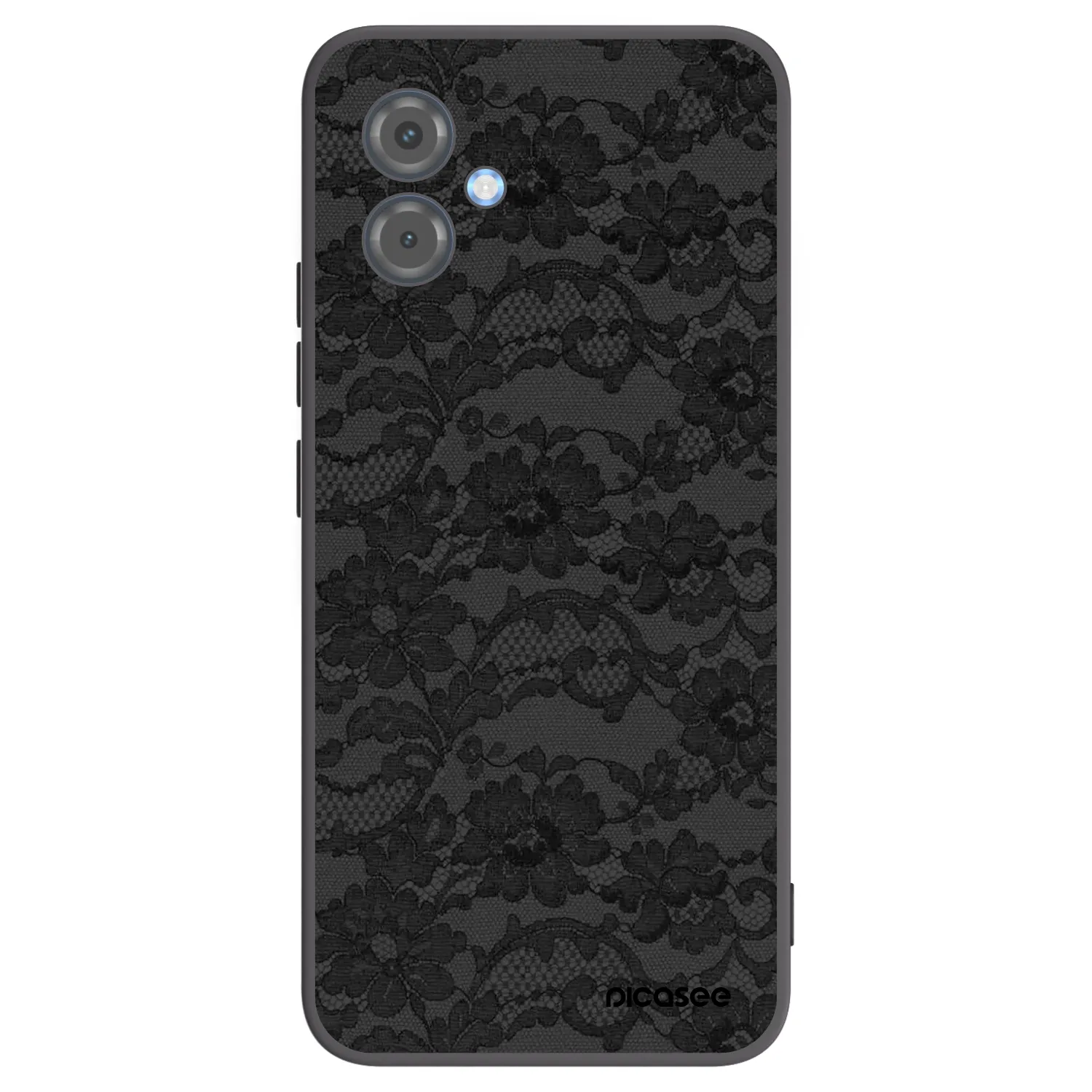 Picasee crna silikonska maskica za Motorola Moto G14 - Dark Elegance
