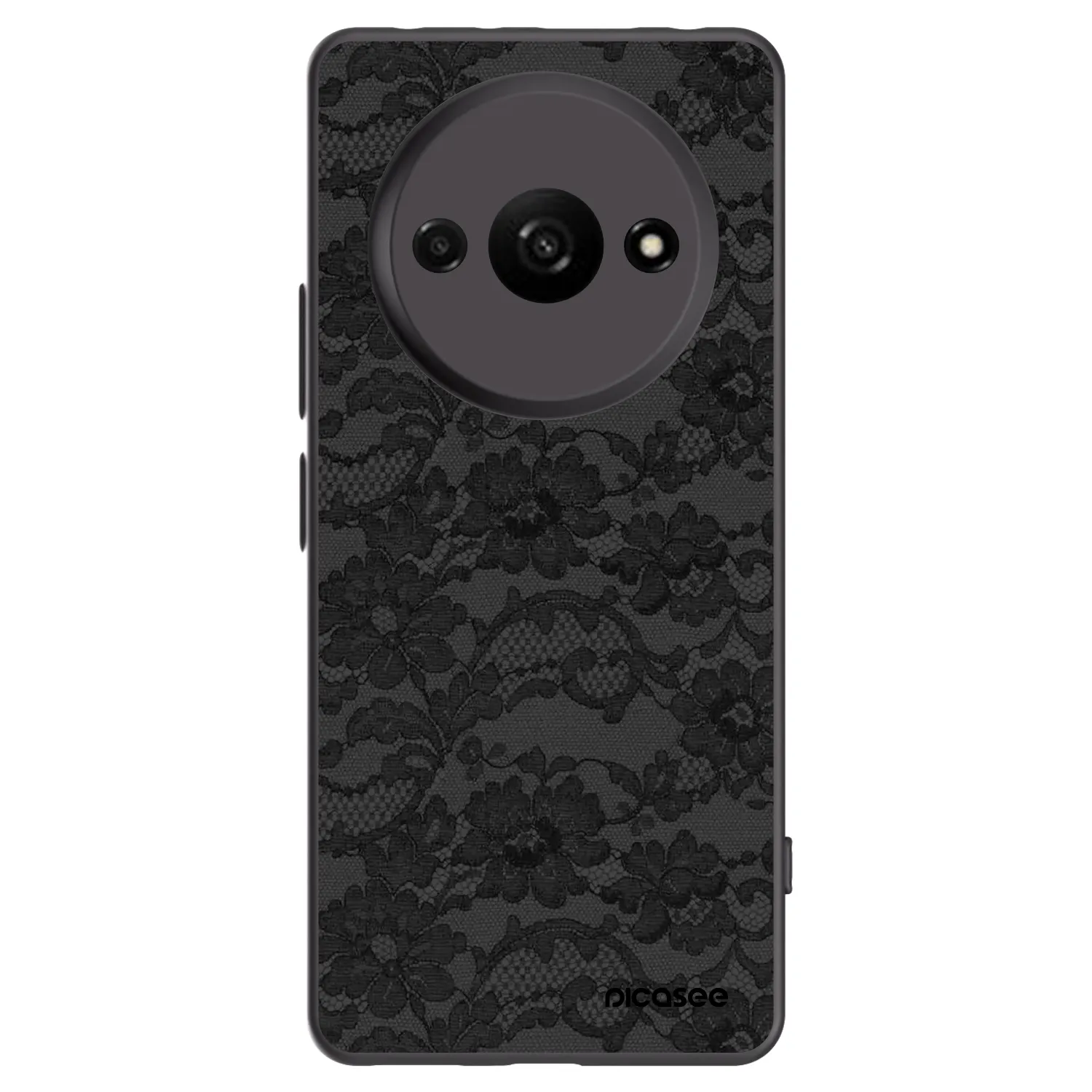 Picasee crna silikonska maskica za Xiaomi Redmi A3 - Dark Elegance