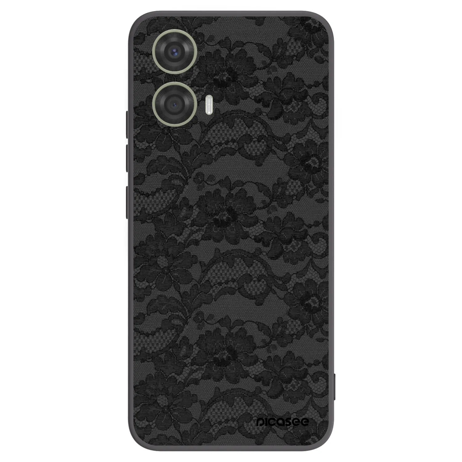 Picasee crna silikonska maskica za Motorola Moto G24 - Dark Elegance