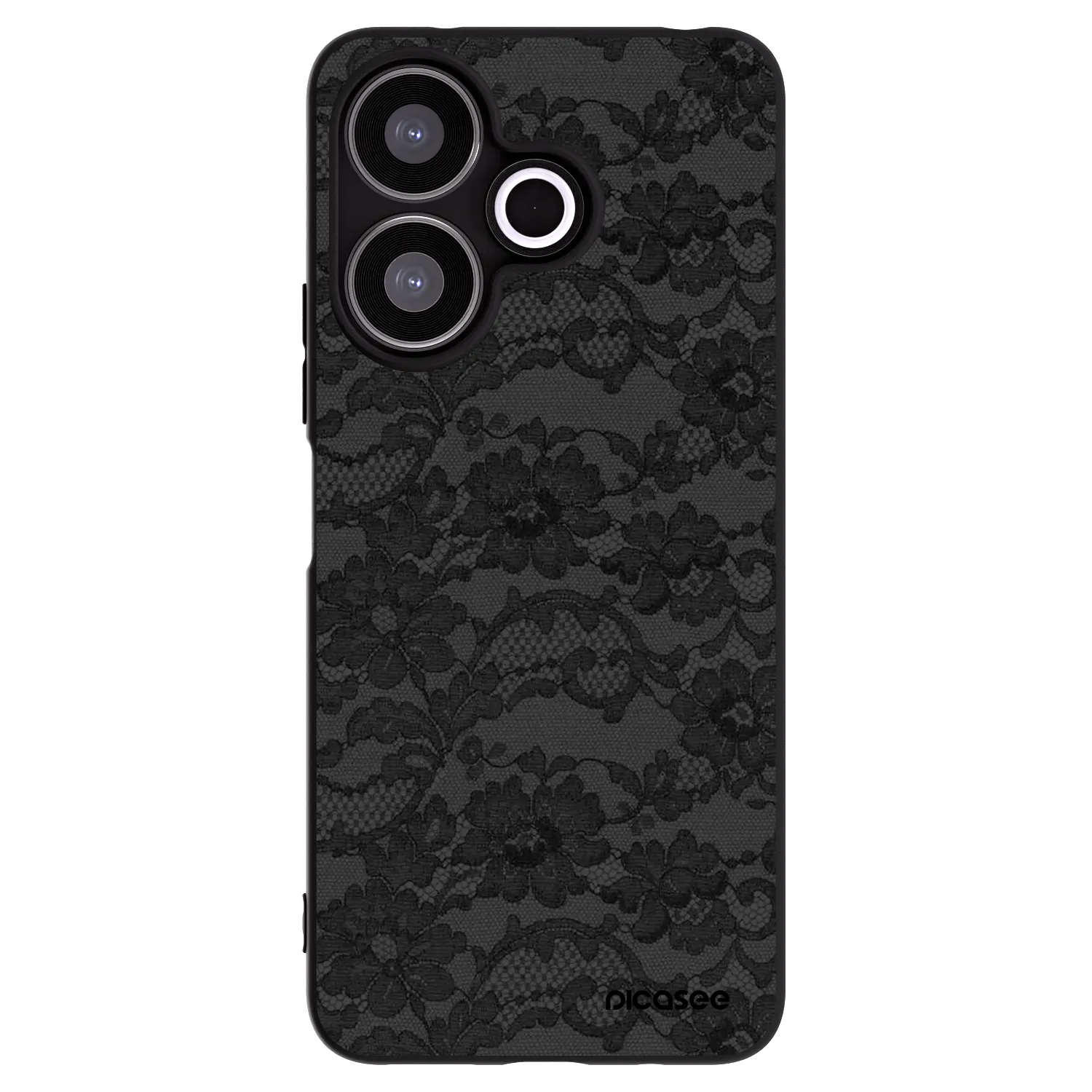 Picasee crna silikonska maskica za Xiaomi Redmi 13 4G - Dark Elegance