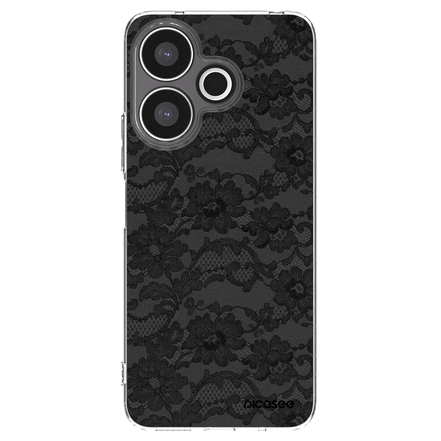 Picasee silikonska prozirna maskica za Xiaomi Redmi 13 4G - Dark Elegance