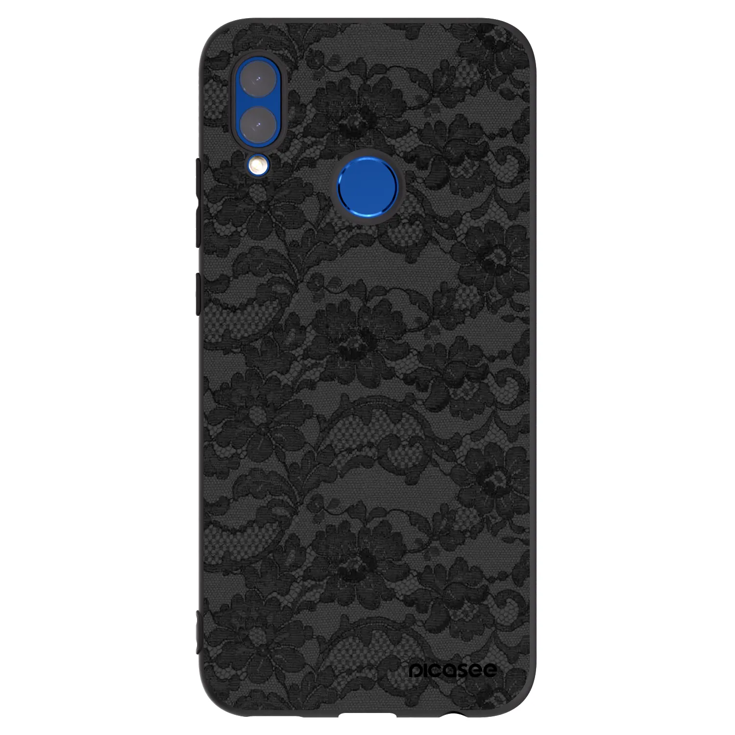 Picasee crna silikonska maskica za Honor 10 Lite - Dark Elegance