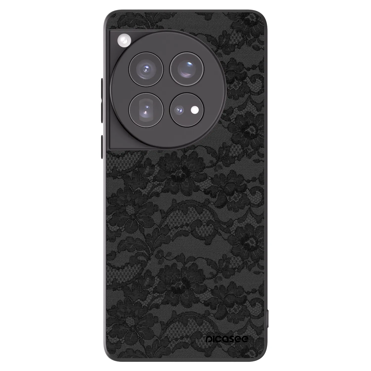Picasee crna silikonska maskica za OnePlus 12 5G - Dark Elegance
