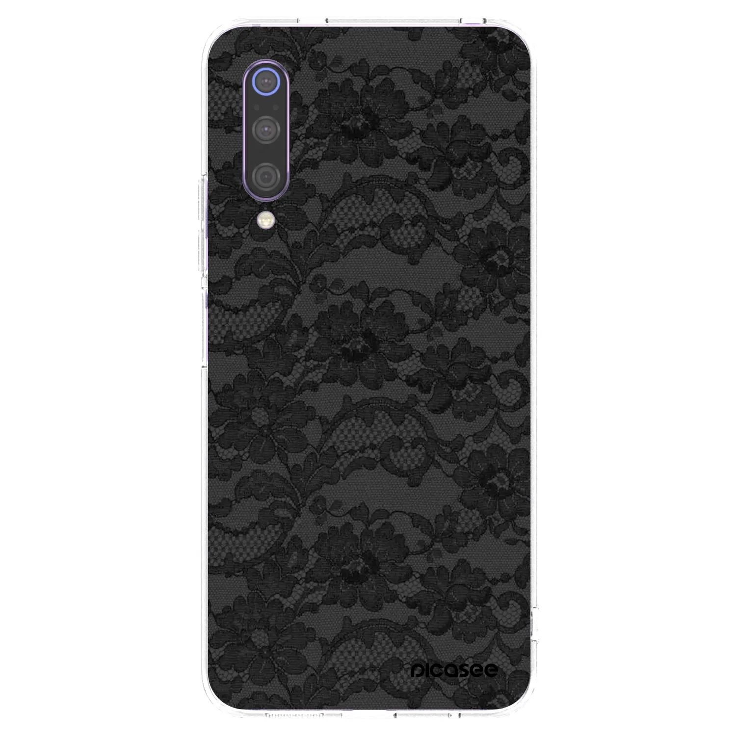 Picasee silikonska prozirna maskica za Xiaomi Mi 9 - Dark Elegance