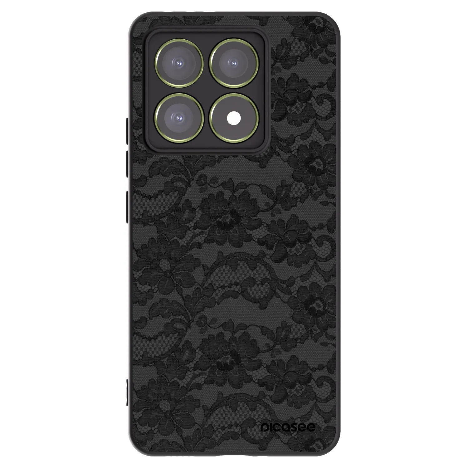 Picasee crna silikonska maskica za Xiaomi 14T - Dark Elegance