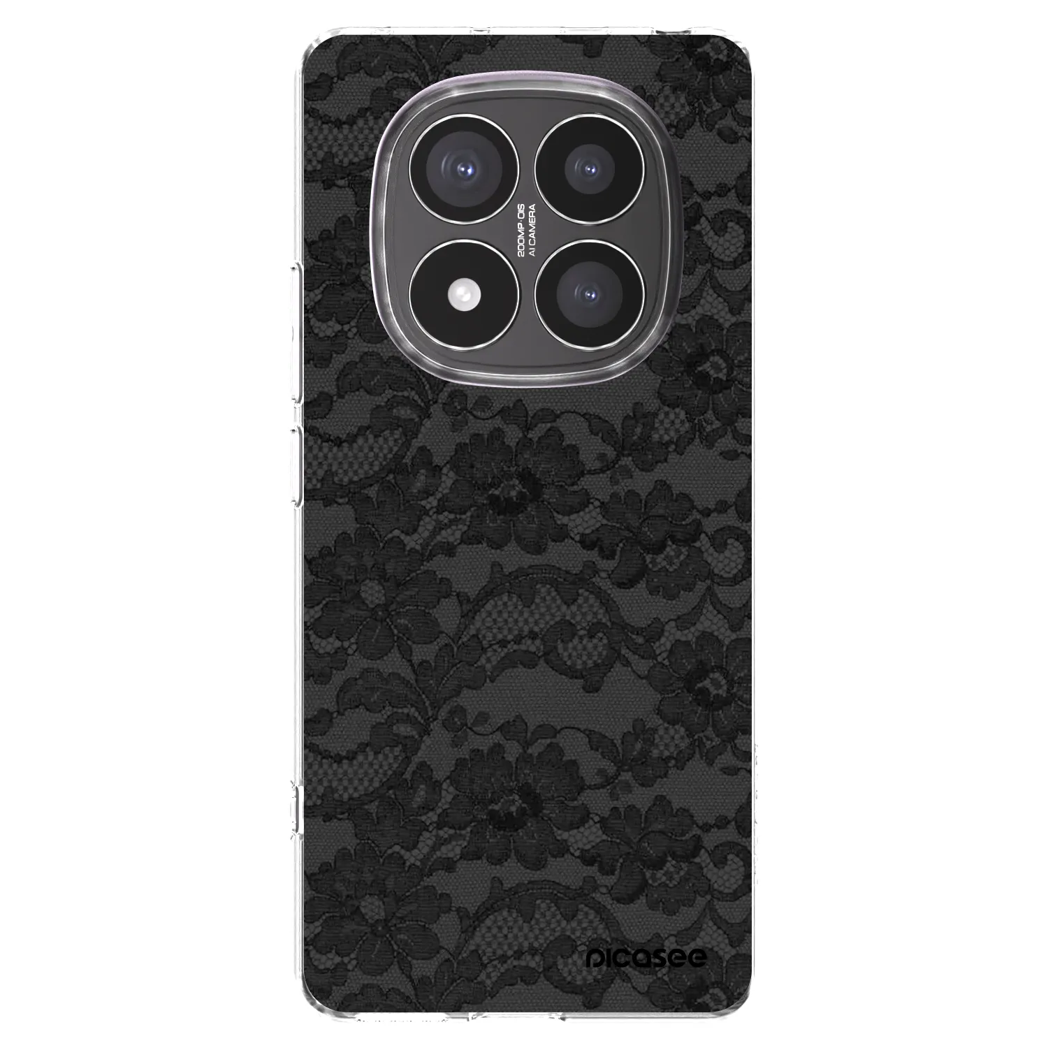Picasee silikonska prozirna maskica za Xiaomi Redmi Note 14 Pro+ 5G - Dark Elegance