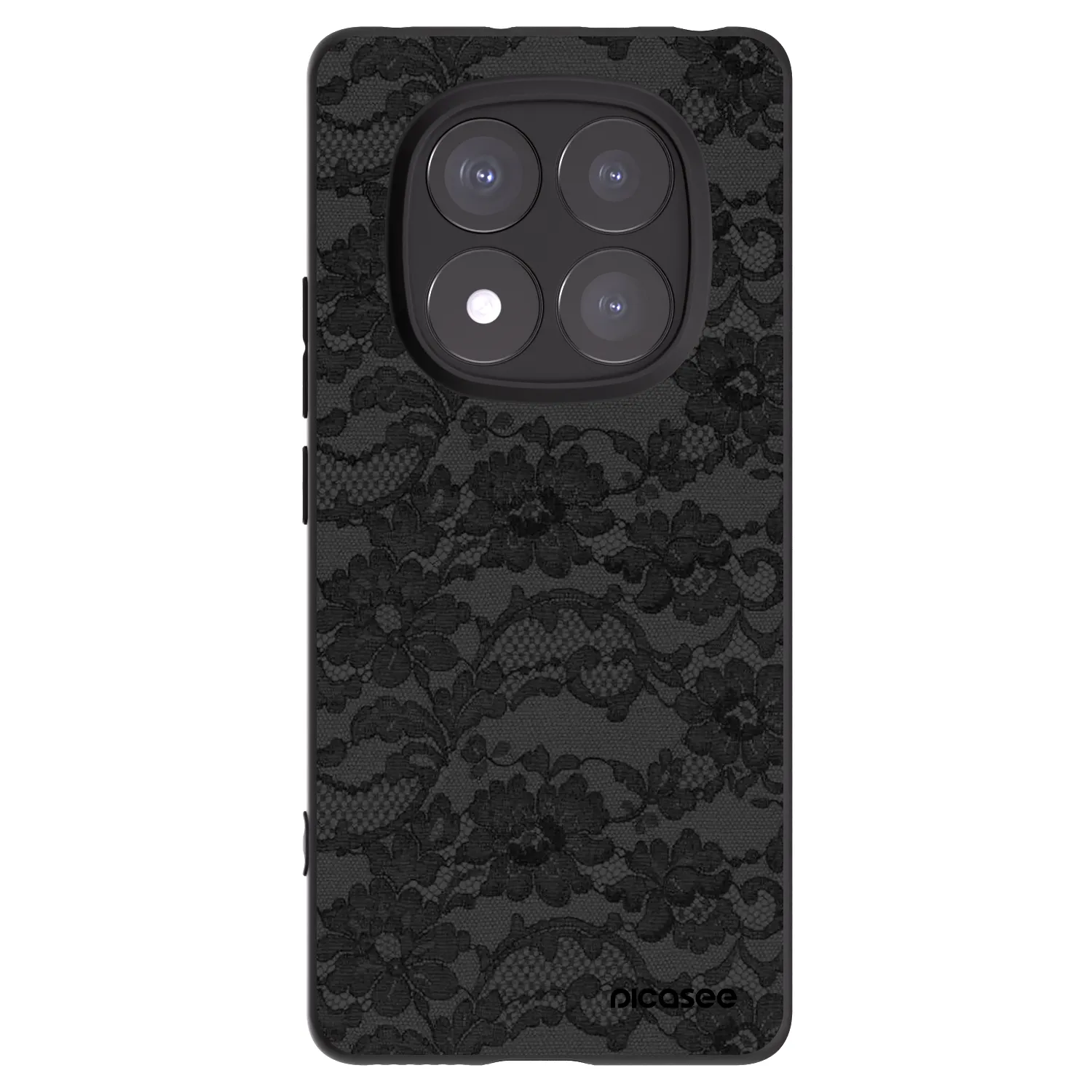 Picasee crna silikonska maskica za Xiaomi Redmi Note 14 Pro 5G - Dark Elegance