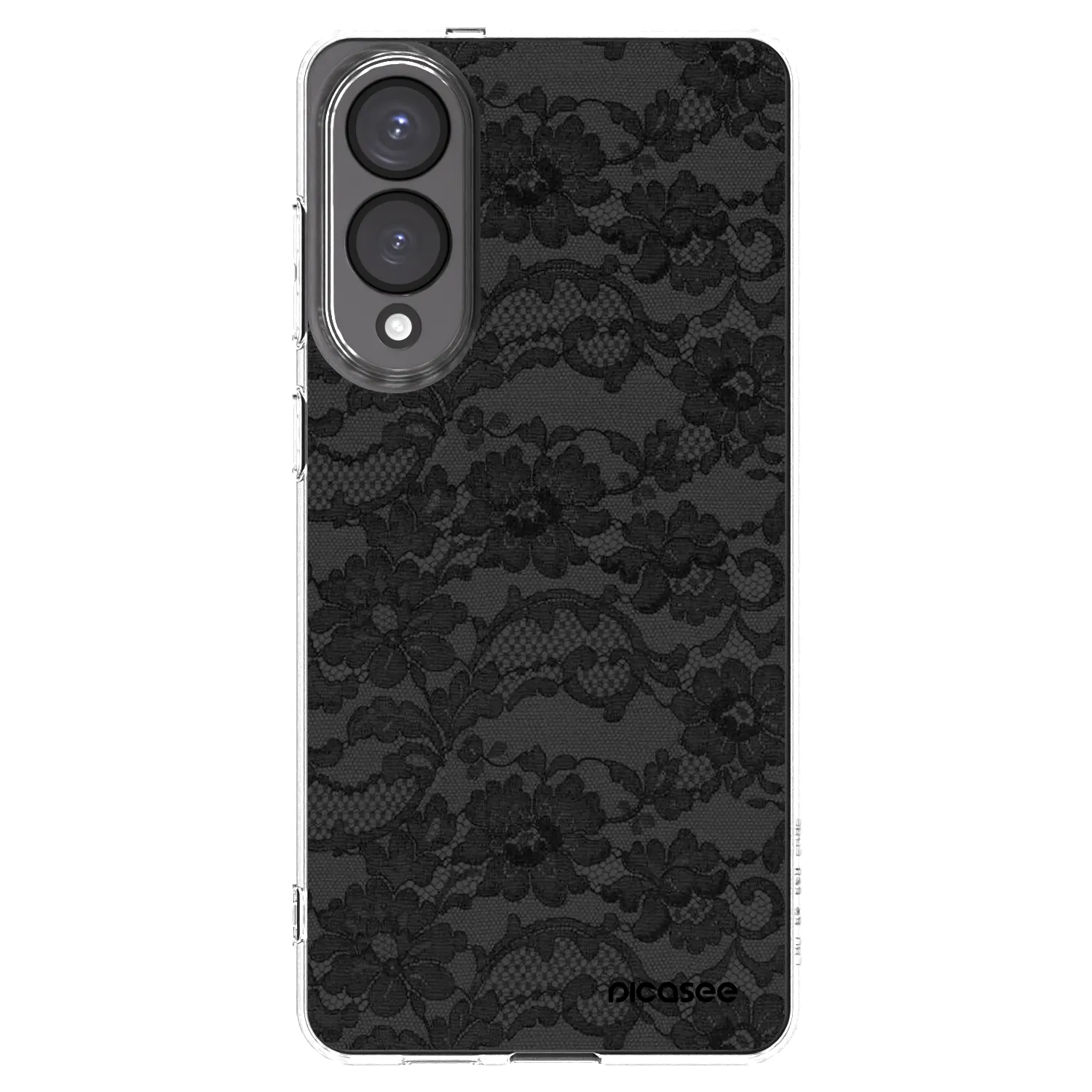 Picasee silikonska prozirna maskica za Samsung Galaxy S25 Edge 5G - Dark Elegance