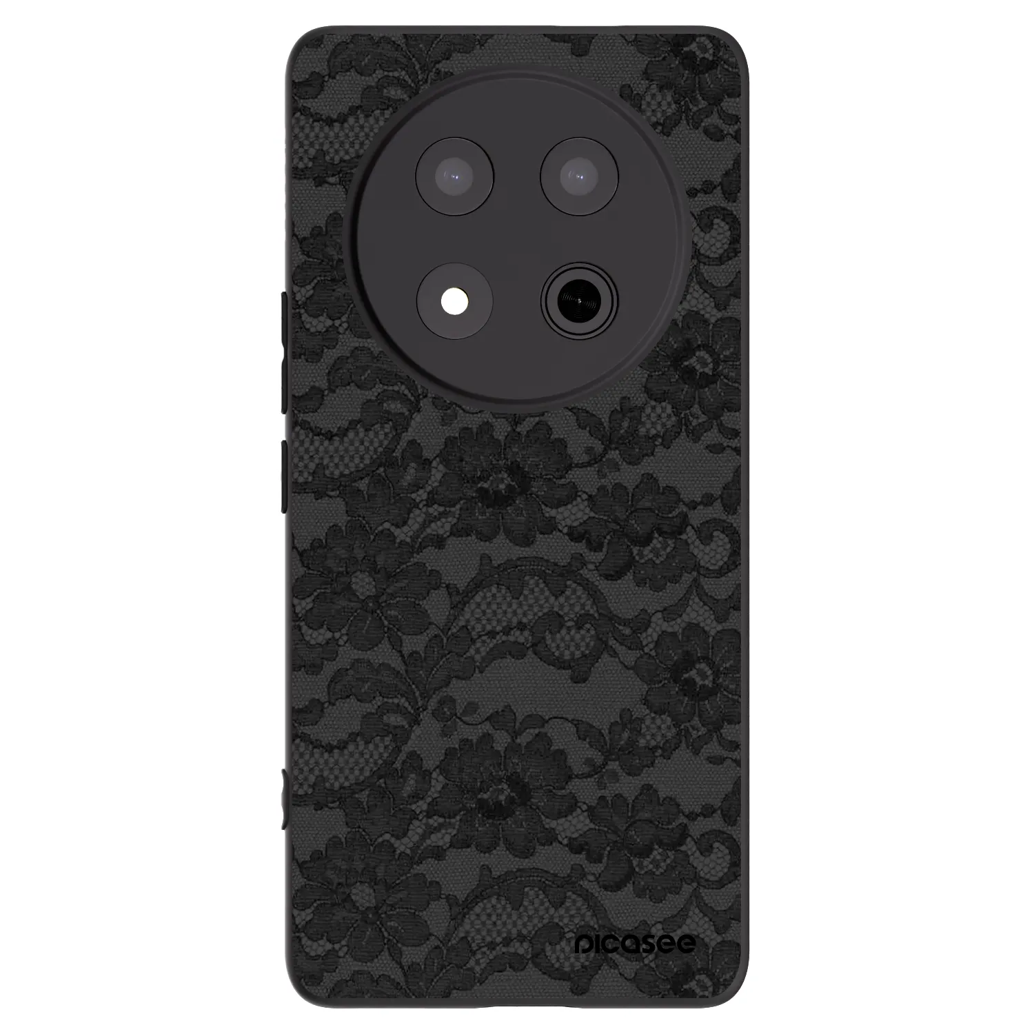 Picasee crna silikonska maskica za Honor Magic7 Lite 5G - Dark Elegance
