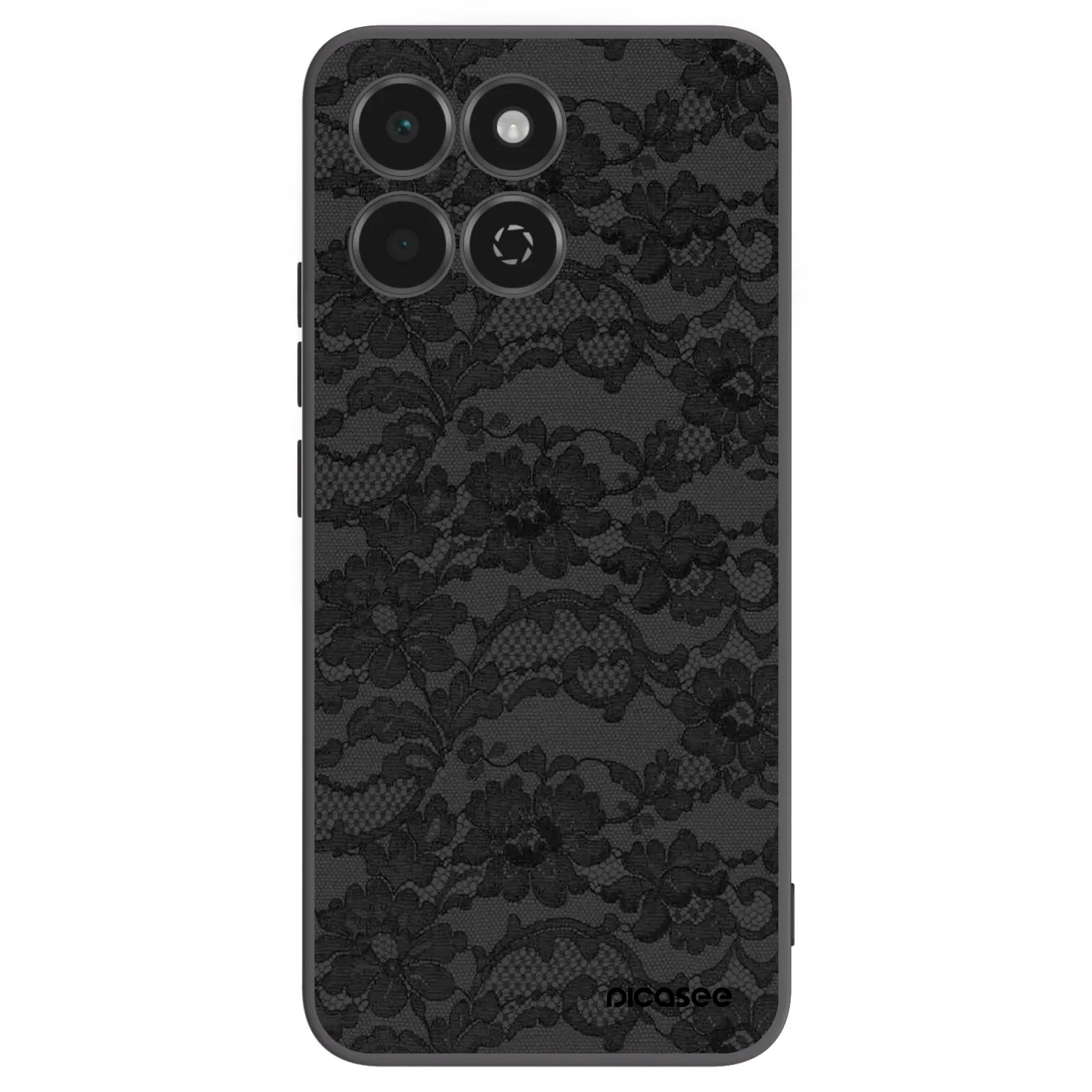 Picasee crna silikonska maskica za Honor 200 Smart 5G - Dark Elegance