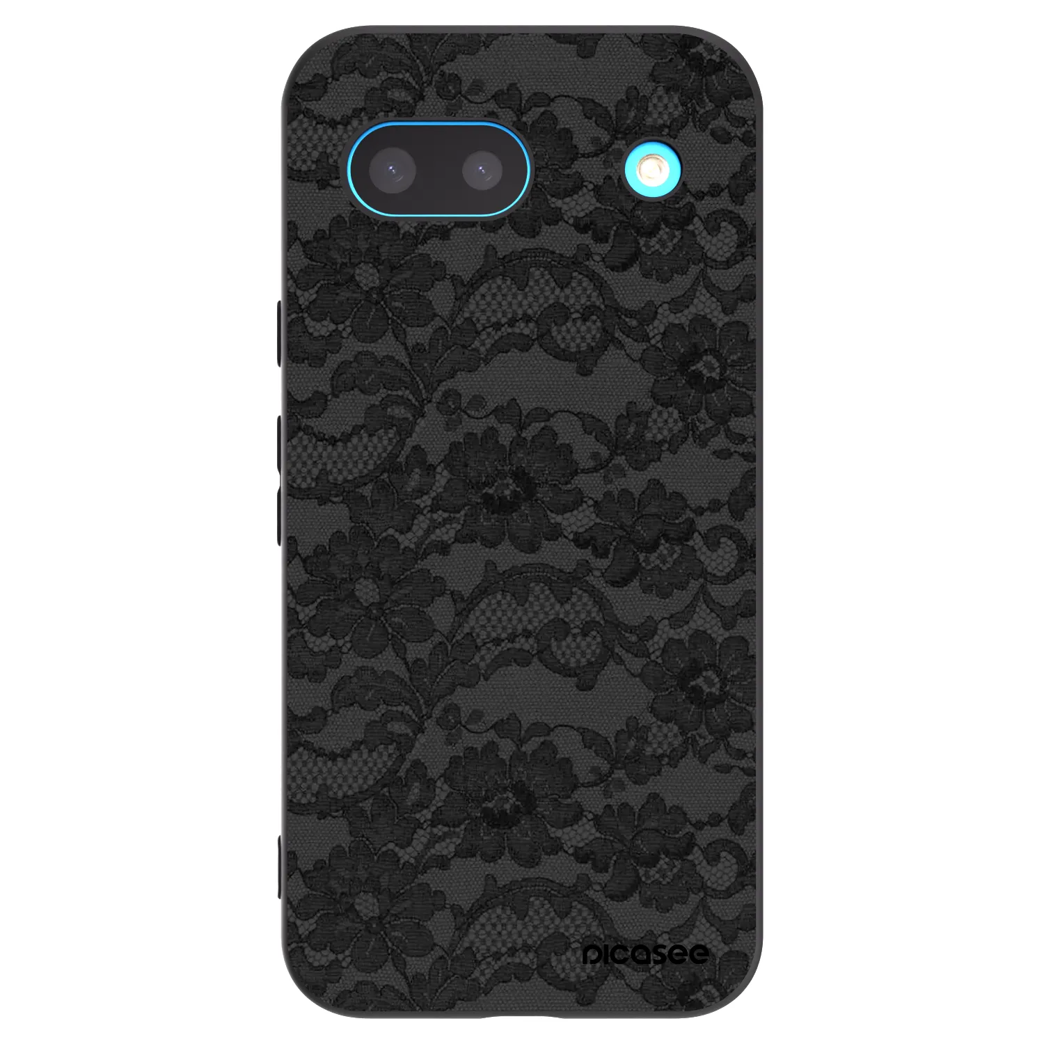 Picasee crna silikonska maskica za Google Pixel 8 - Dark Elegance