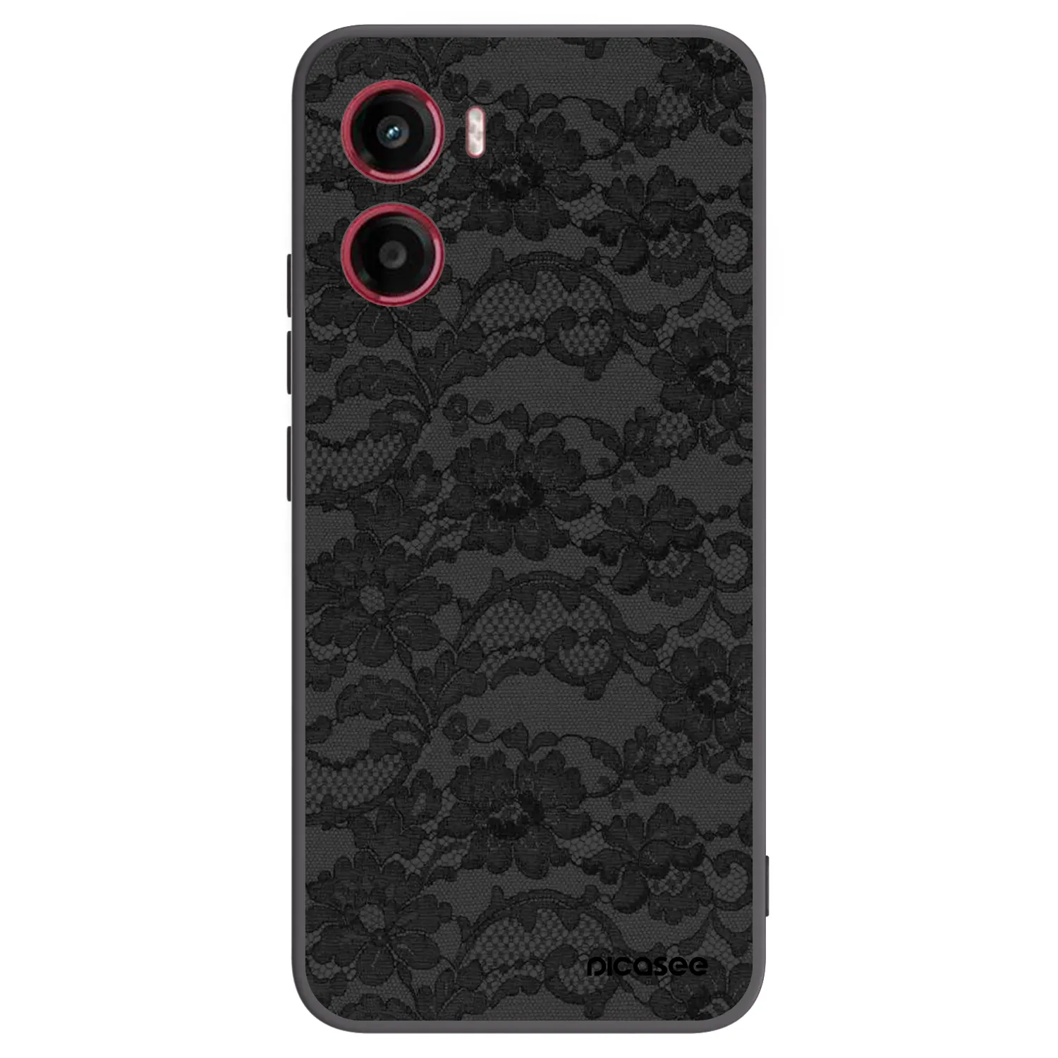 Picasee crna silikonska maskica za Motorola Moto G05 - Dark Elegance