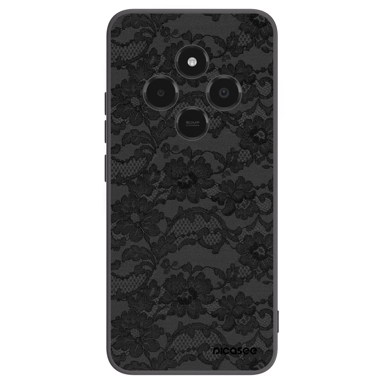 Picasee crna silikonska maskica za Xiaomi Poco C75 - Dark Elegance