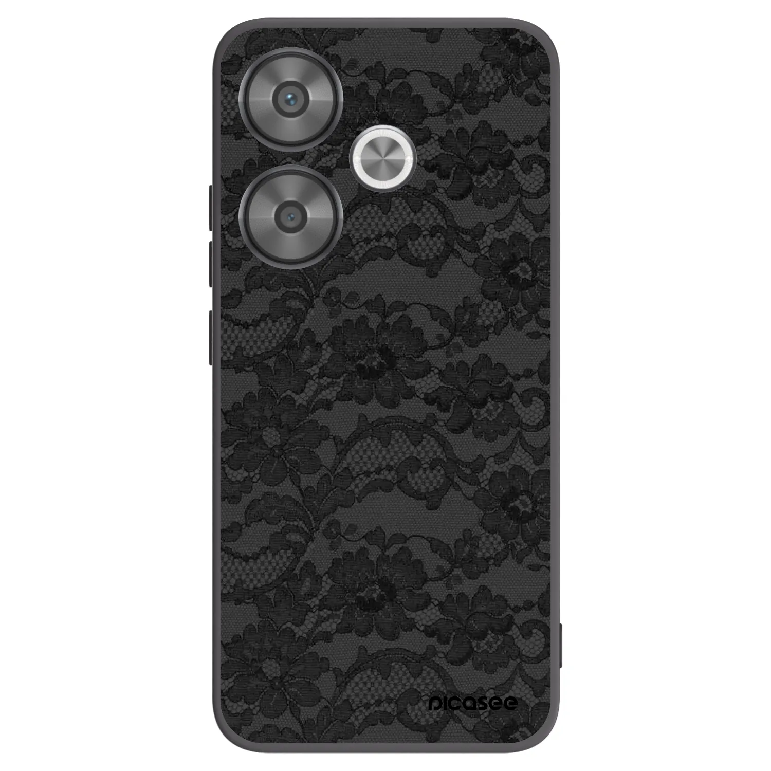 Picasee crna silikonska maskica za Xiaomi Poco F6 - Dark Elegance