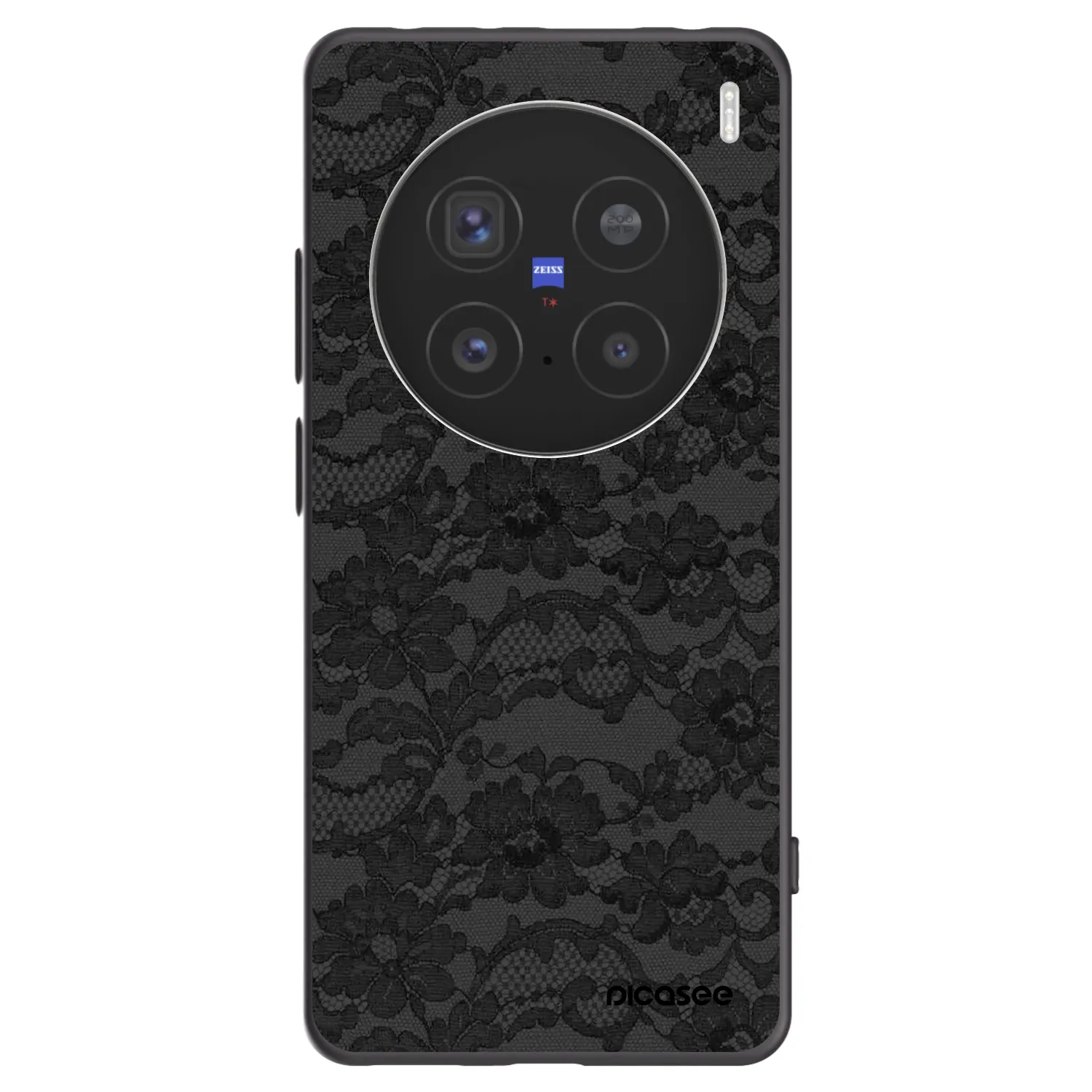 Picasee crna silikonska maskica za Vivo X200 Pro - Dark Elegance