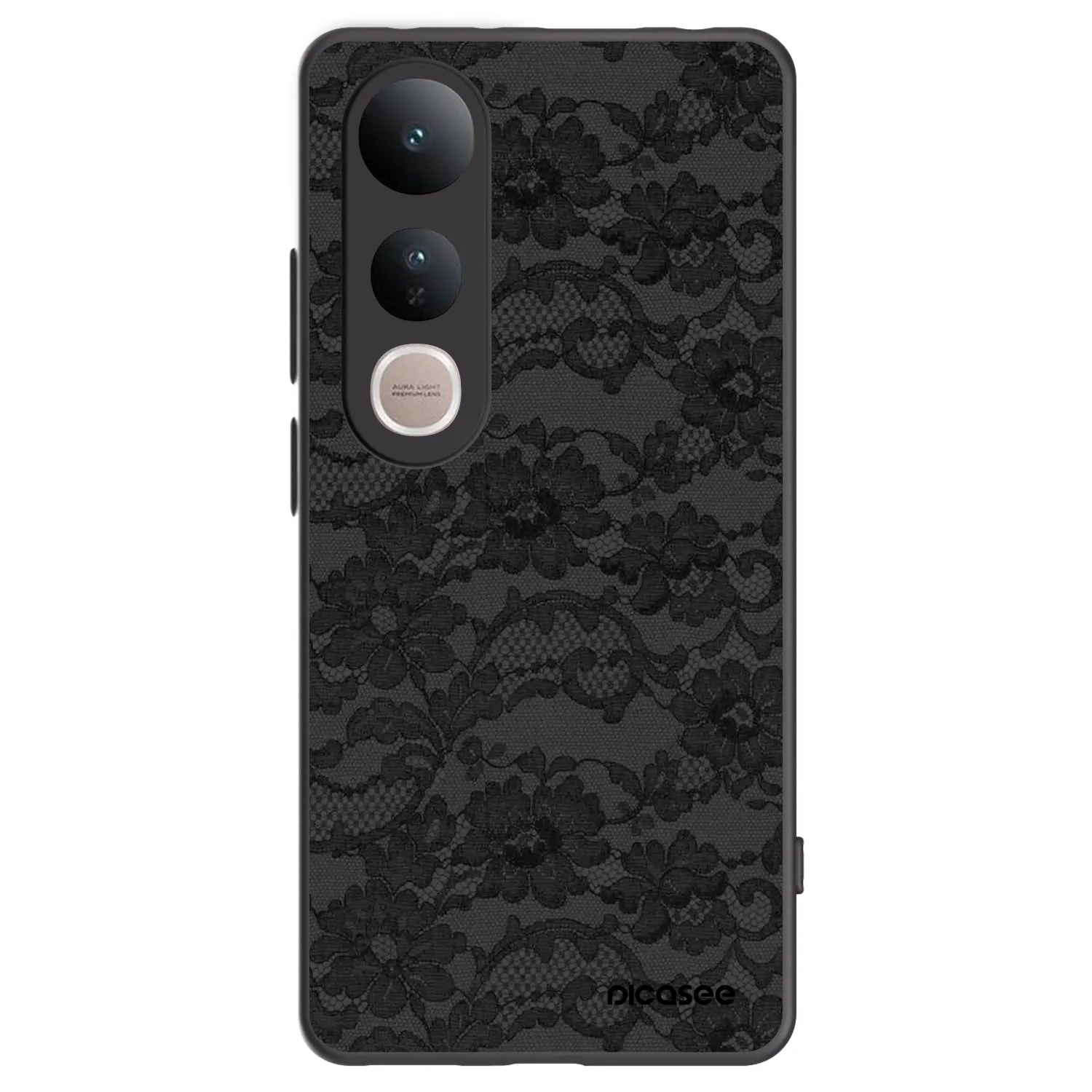 Picasee crna silikonska maskica za Vivo V50 Lite 5G - Dark Elegance