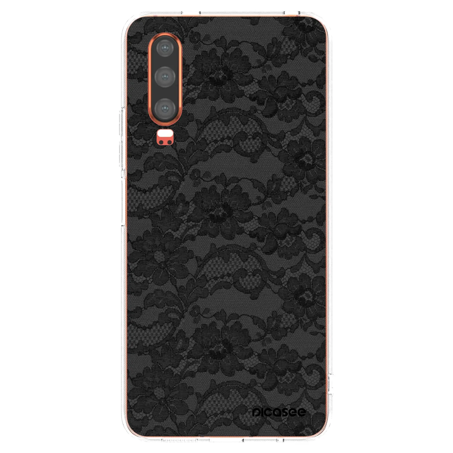Picasee silikonska prozirna maskica za Huawei P30 - Dark Elegance
