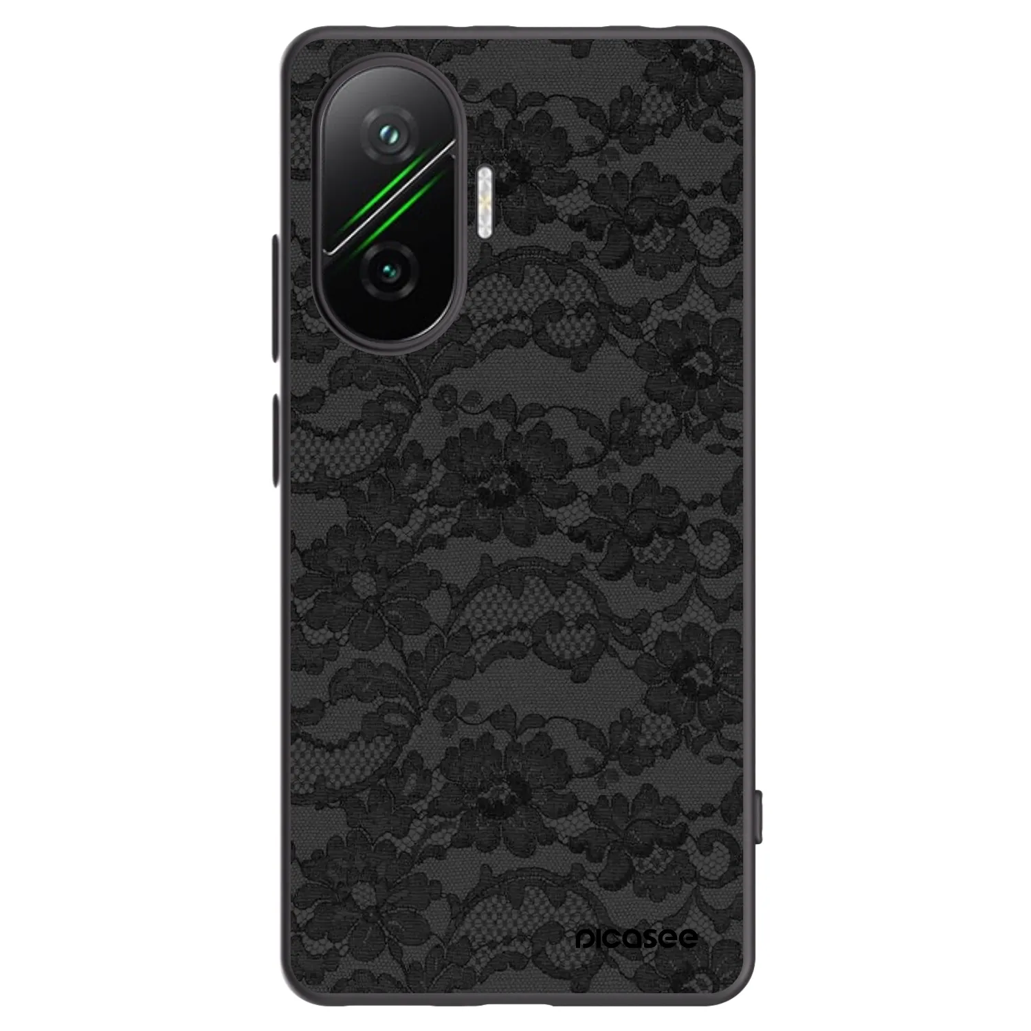 Picasee crna silikonska maskica za Xiaomi Poco F7 Pro 5G - Dark Elegance