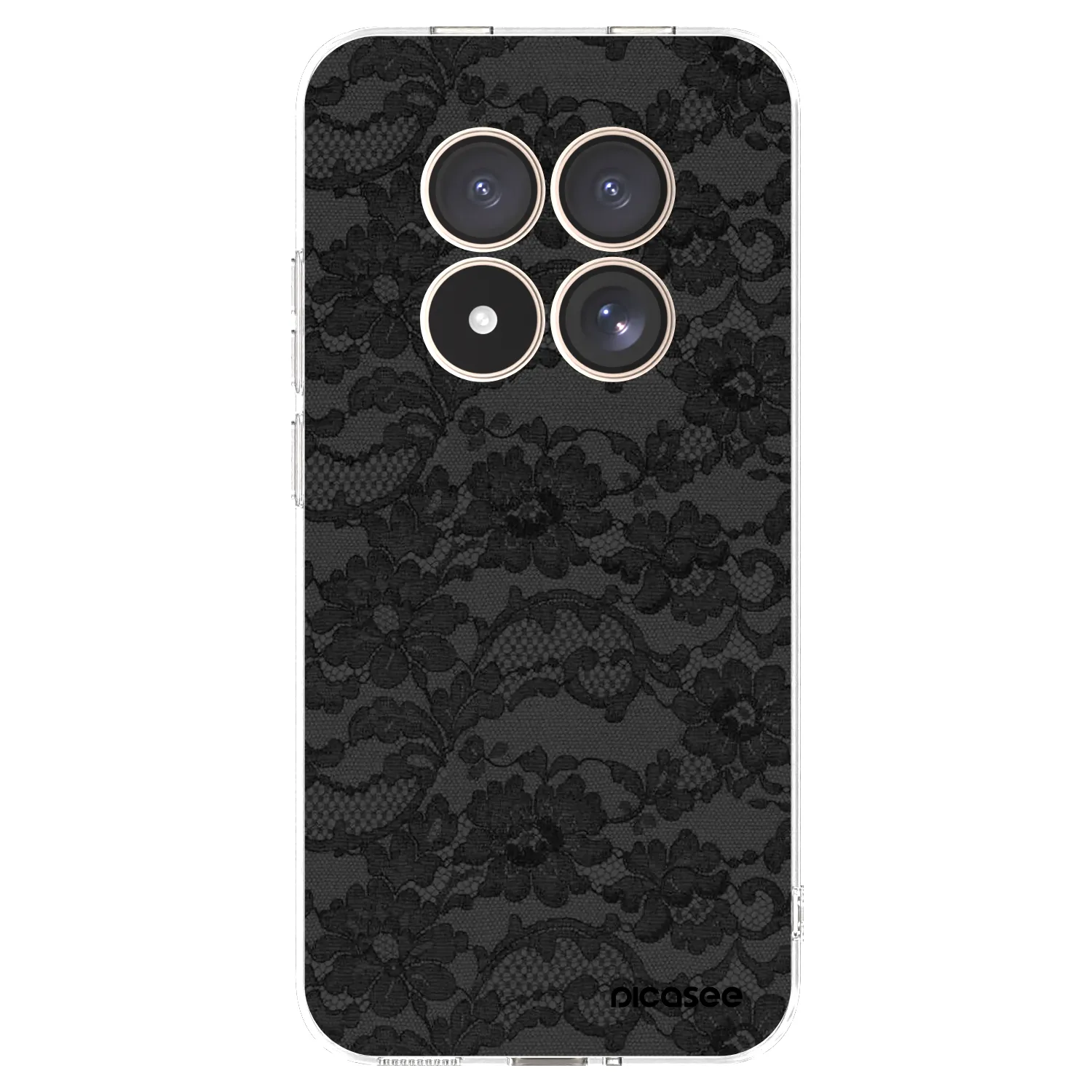 Picasee silikonska prozirna maskica za Xiaomi Redmi Note 15 Pro 4G - Dark Elegance
