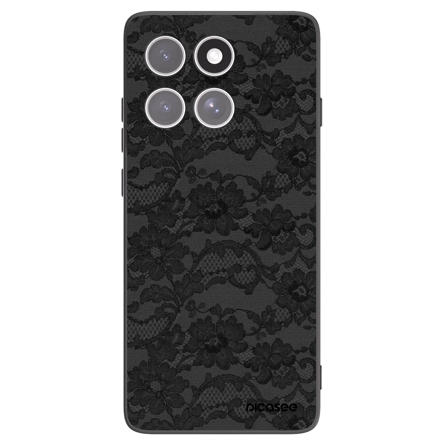 Picasee crna silikonska maskica za Motorola Edge 60 Fusion - Dark Elegance