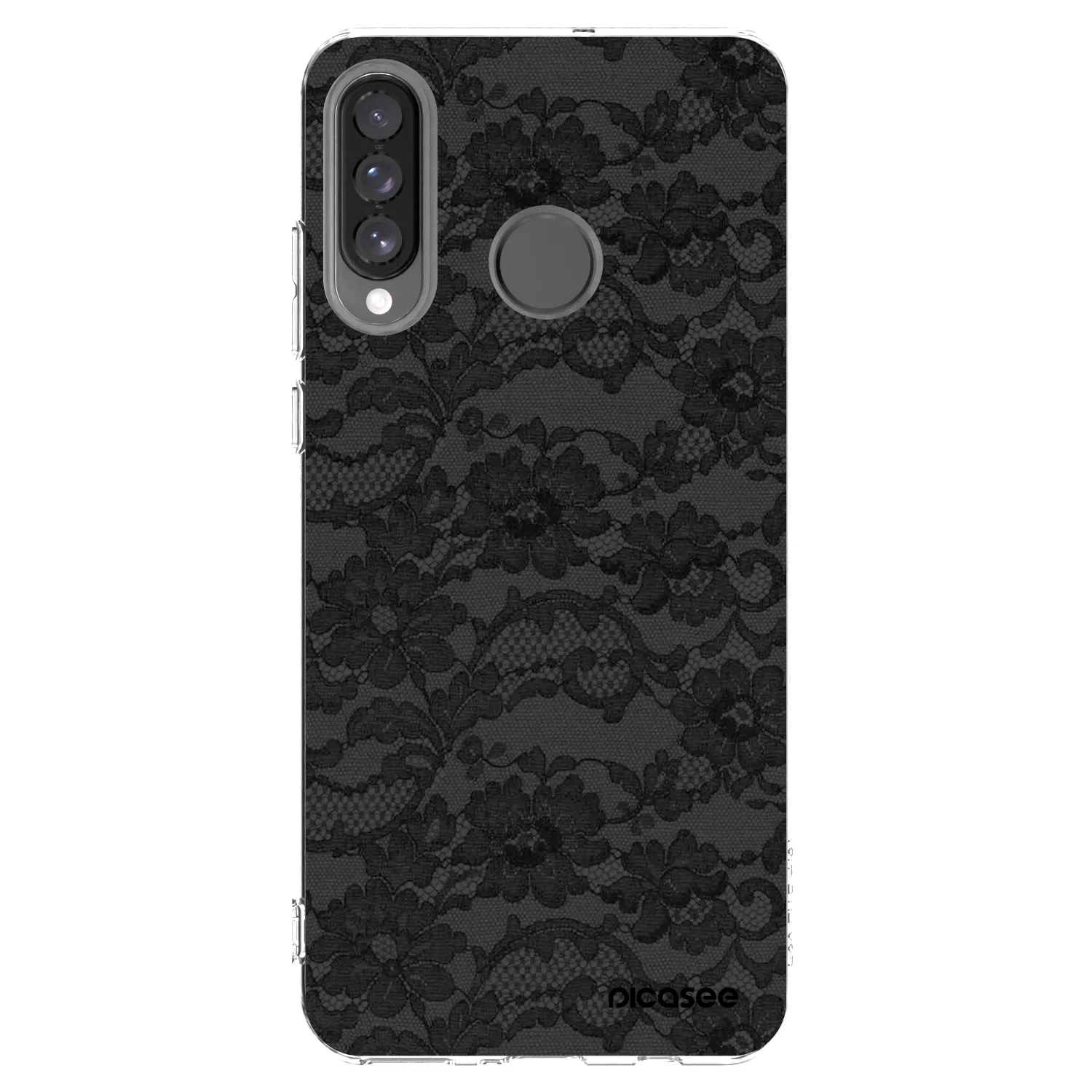 Picasee silikonska prozirna maskica za Huawei P30 Lite - Dark Elegance