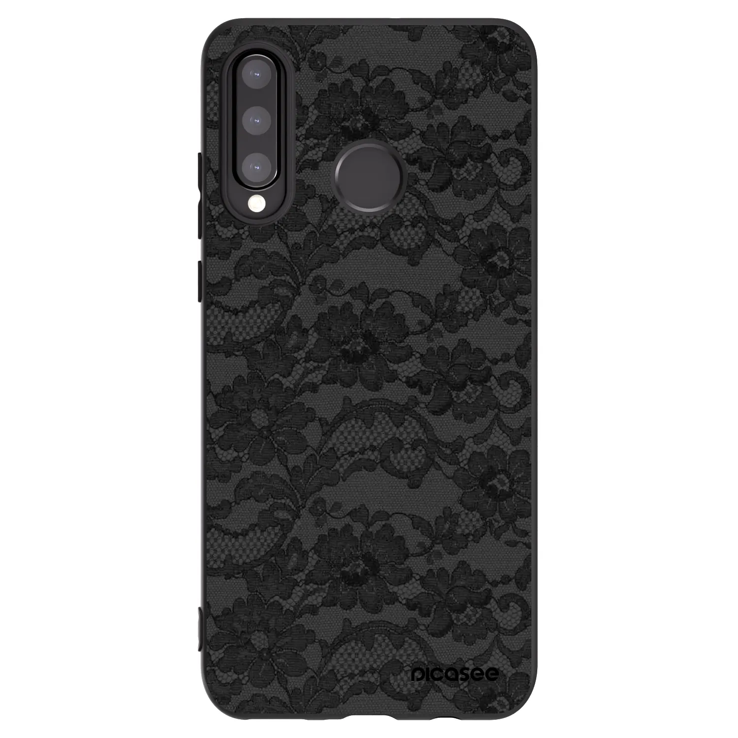Picasee crna silikonska maskica za Huawei P30 Lite - Dark Elegance