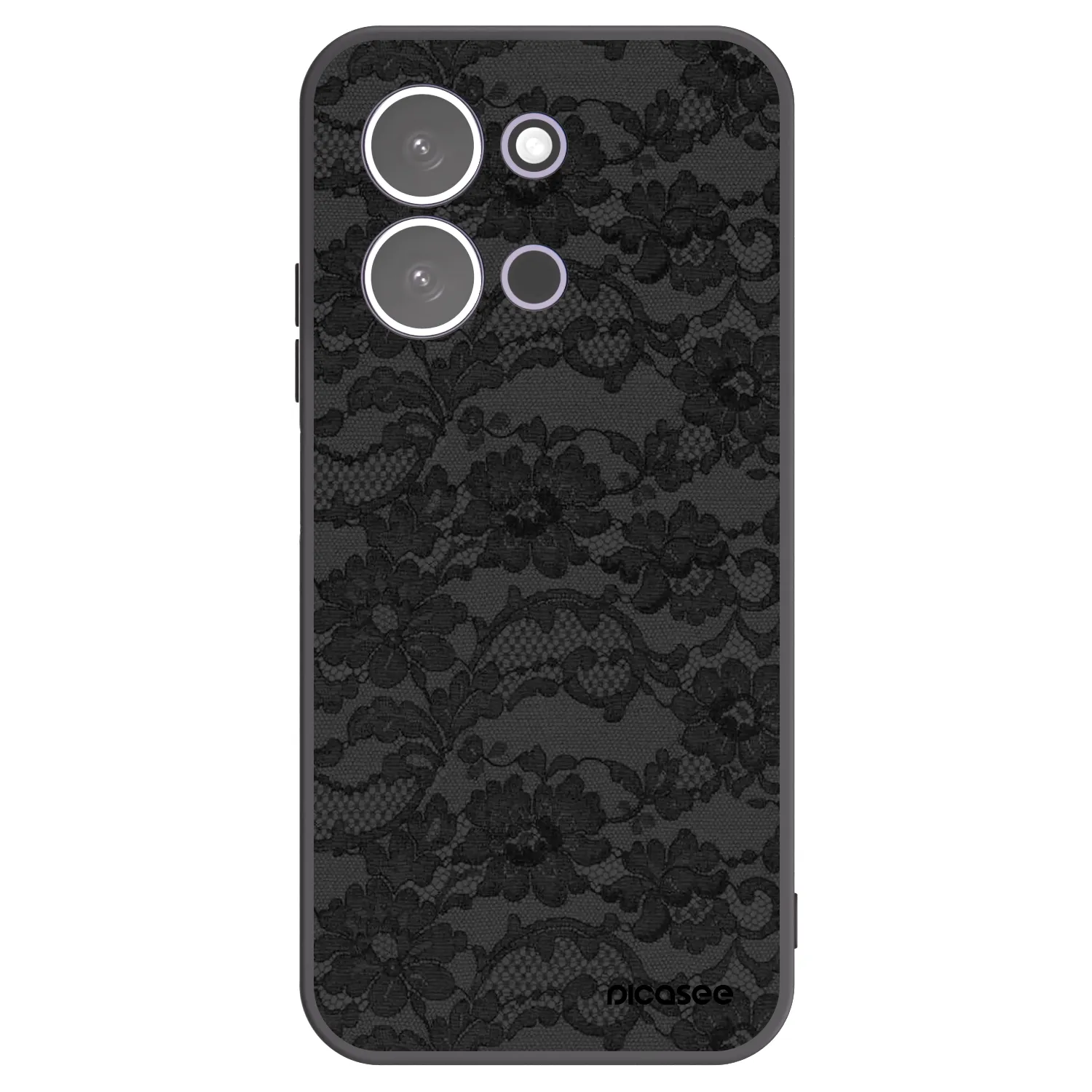 Picasee crna silikonska maskica za Xiaomi Redmi 15C 5G - Dark Elegance
