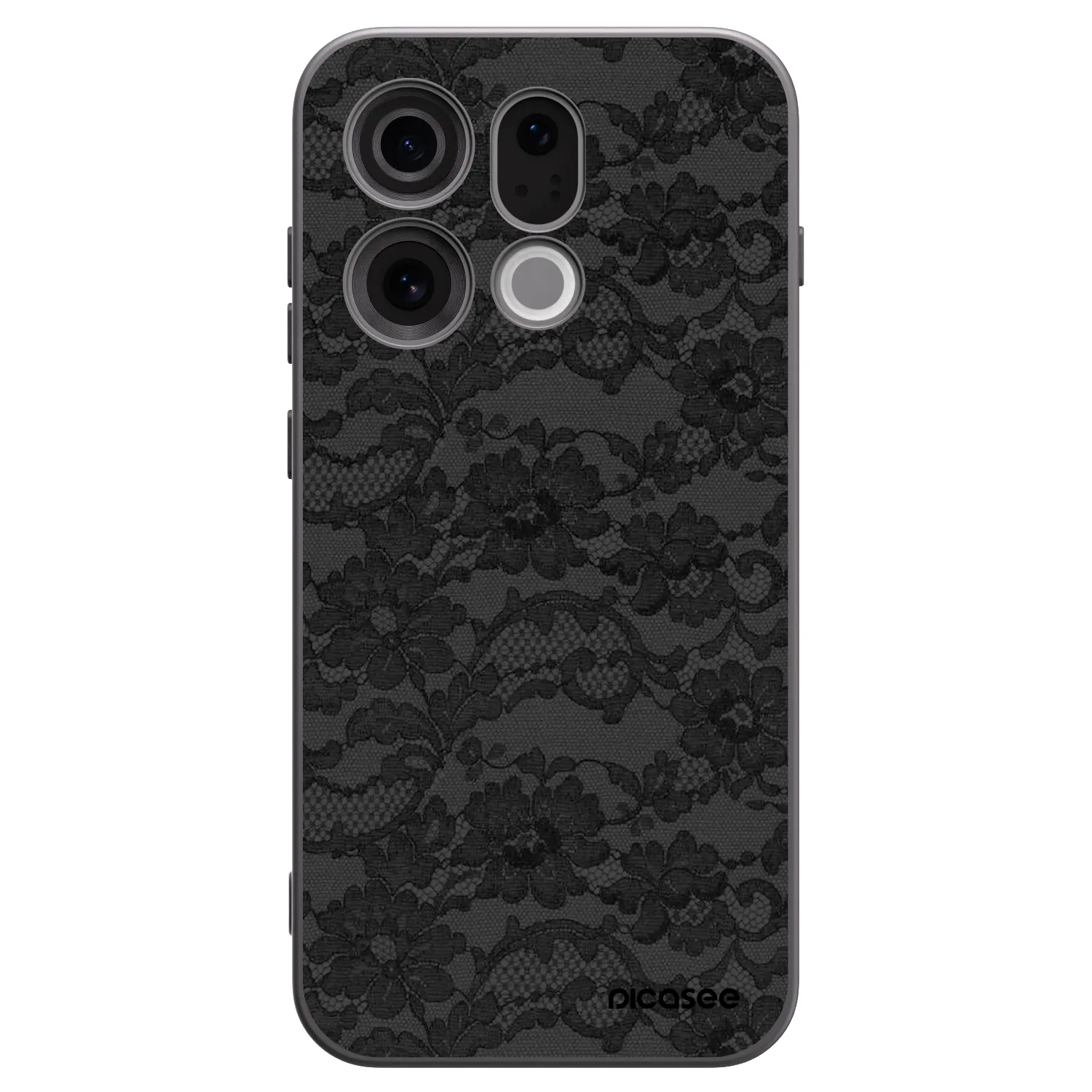 Picasee crna silikonska maskica za OPPO Find X9 - Dark Elegance