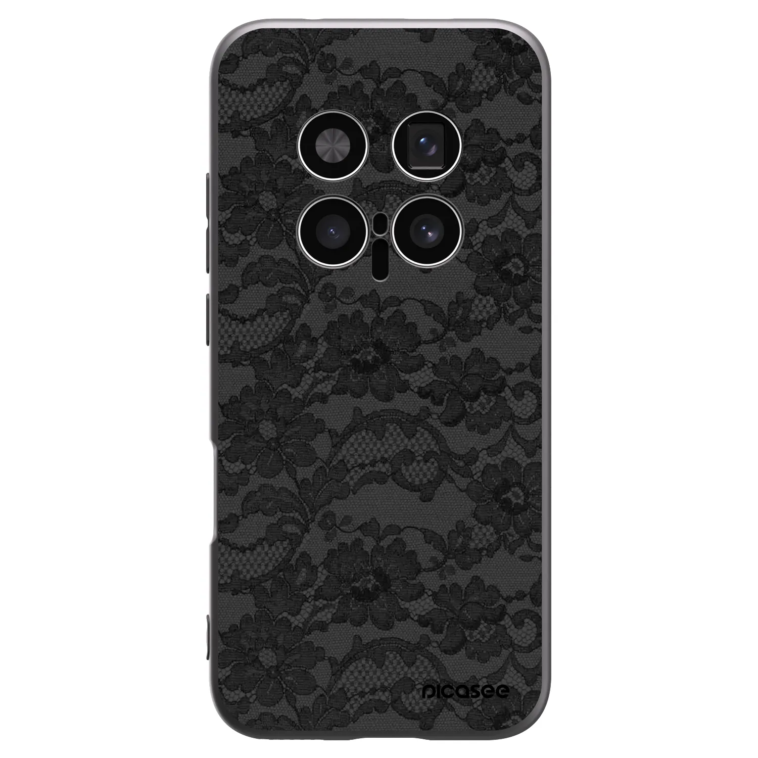 Picasee crna silikonska maskica za Honor Magic8 Pro 5G - Dark Elegance