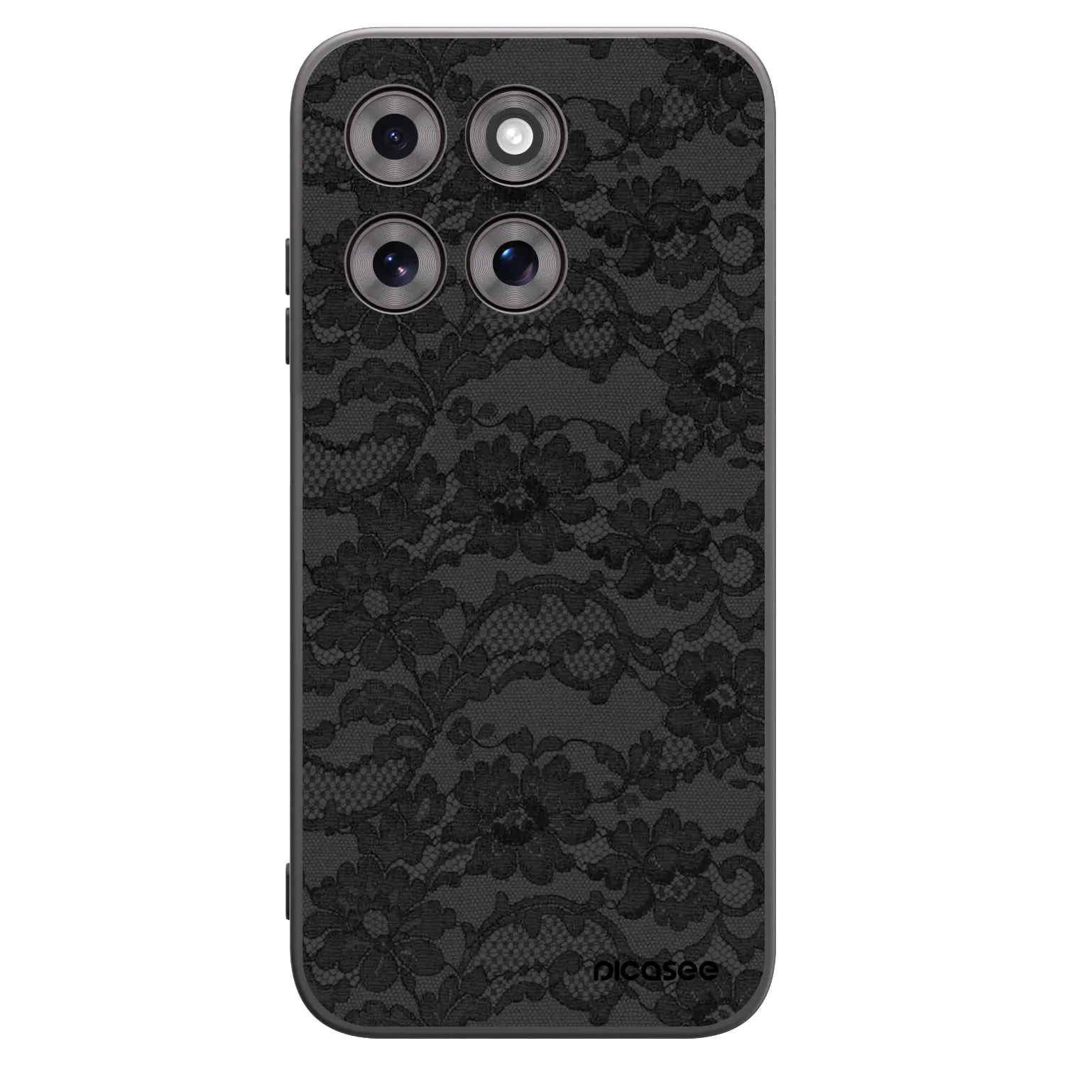 Picasee crna silikonska maskica za Motorola Moto G77 - Dark Elegance