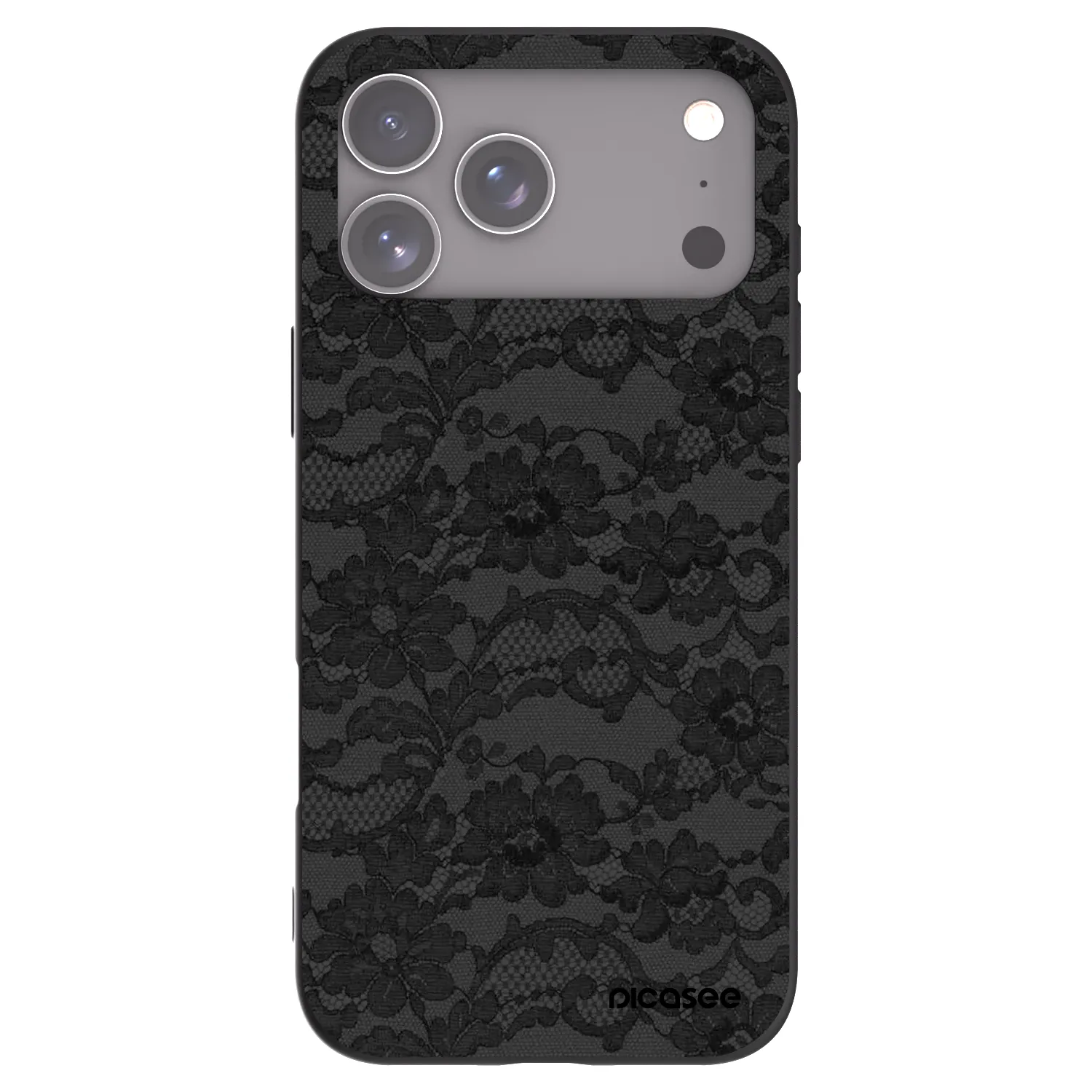 Picasee crna silikonska maskica za Apple iPhone 18 Pro Max - Dark Elegance