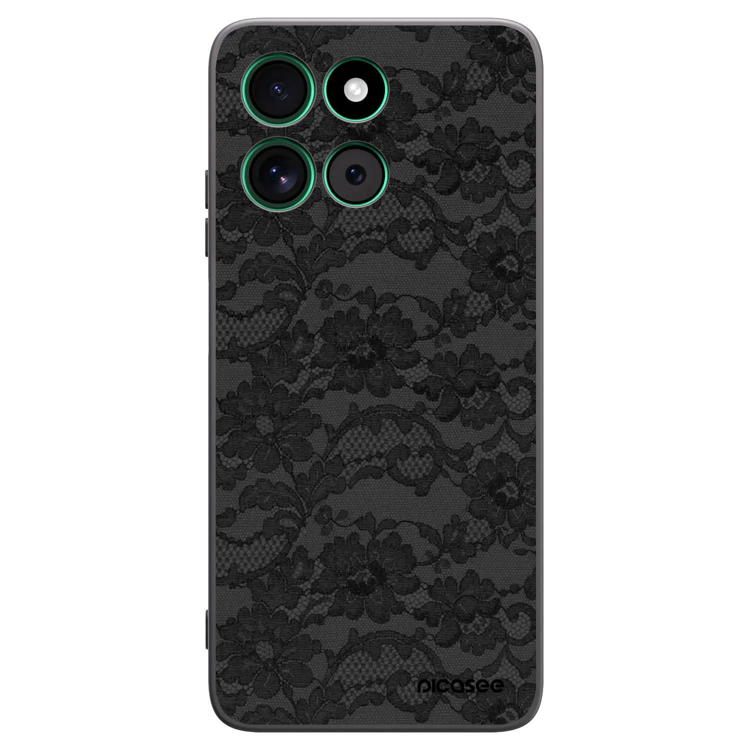 Picasee crna silikonska maskica za Motorola Moto G57 Power - Dark Elegance